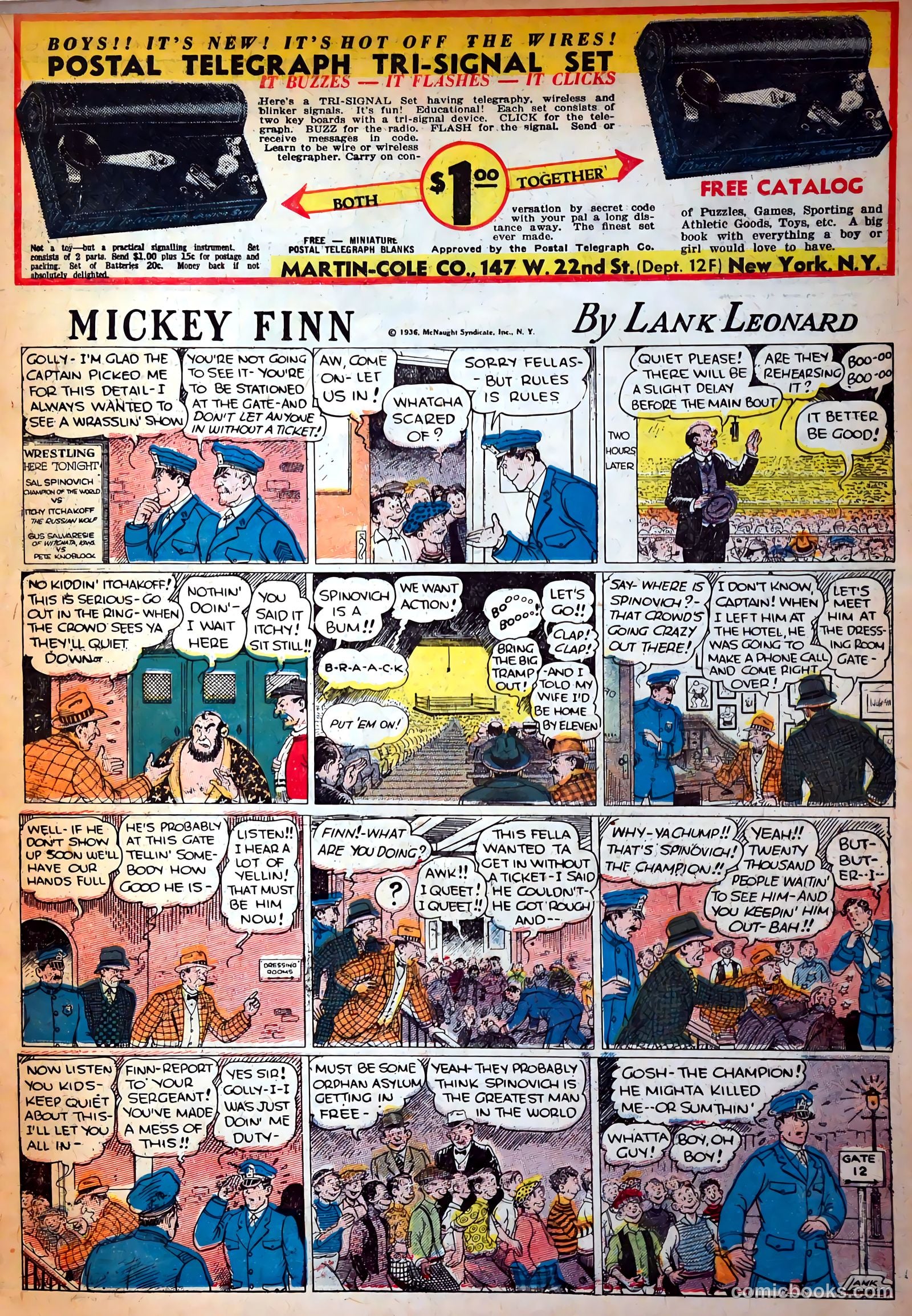 Famous Funnies #29 — page 23 of 62