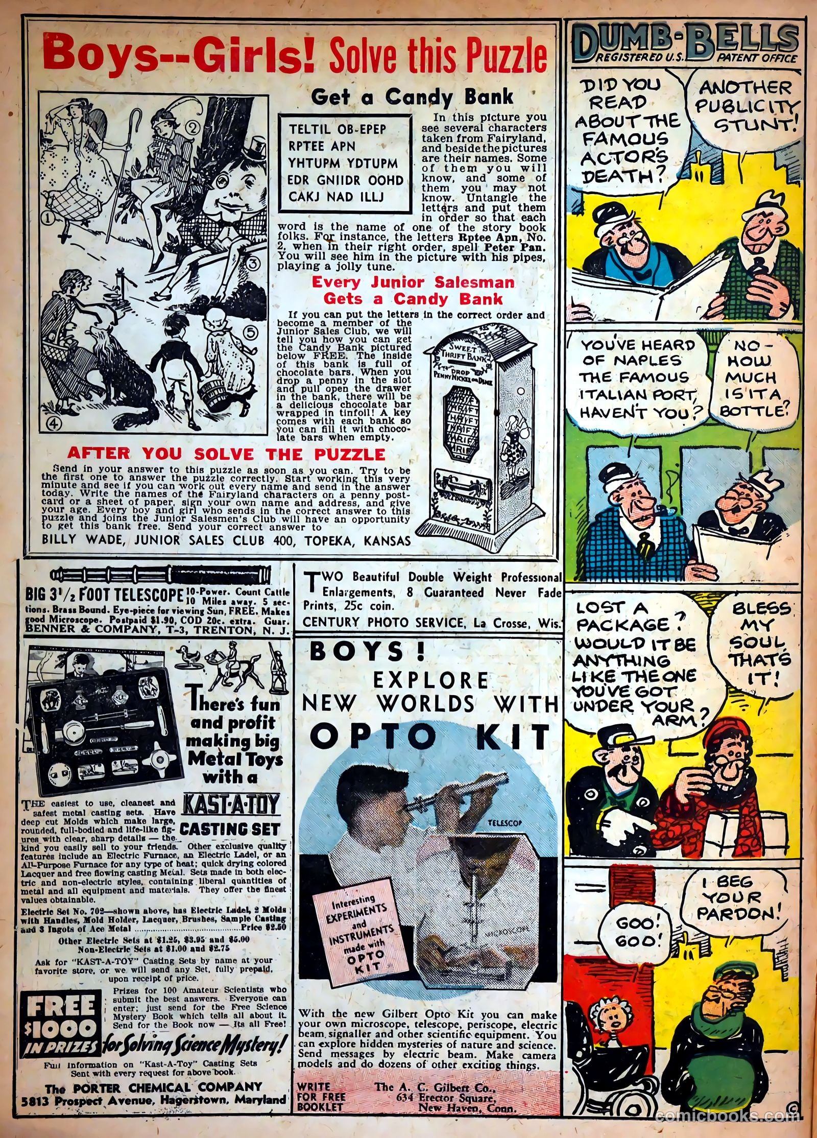 Famous Funnies #29 — page 28 of 62