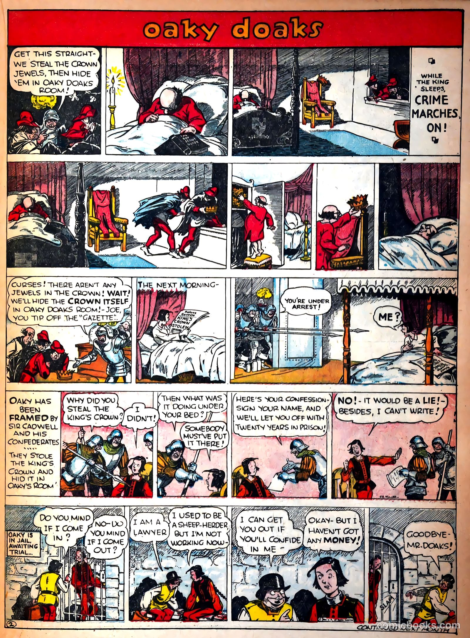Famous Funnies #29 — page 36 of 62