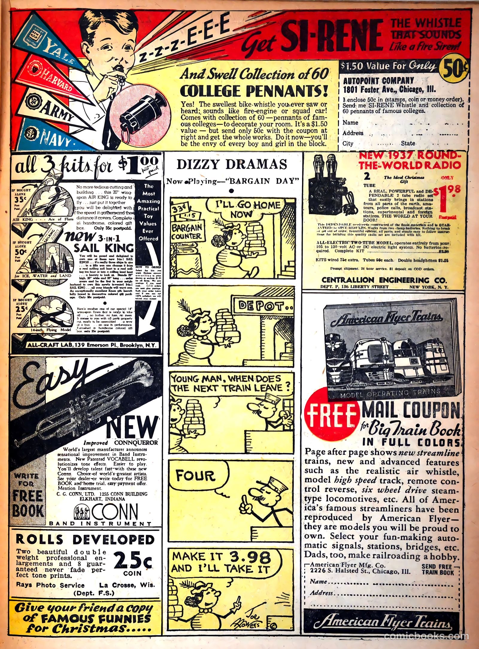 Famous Funnies #29 — page 38 of 62