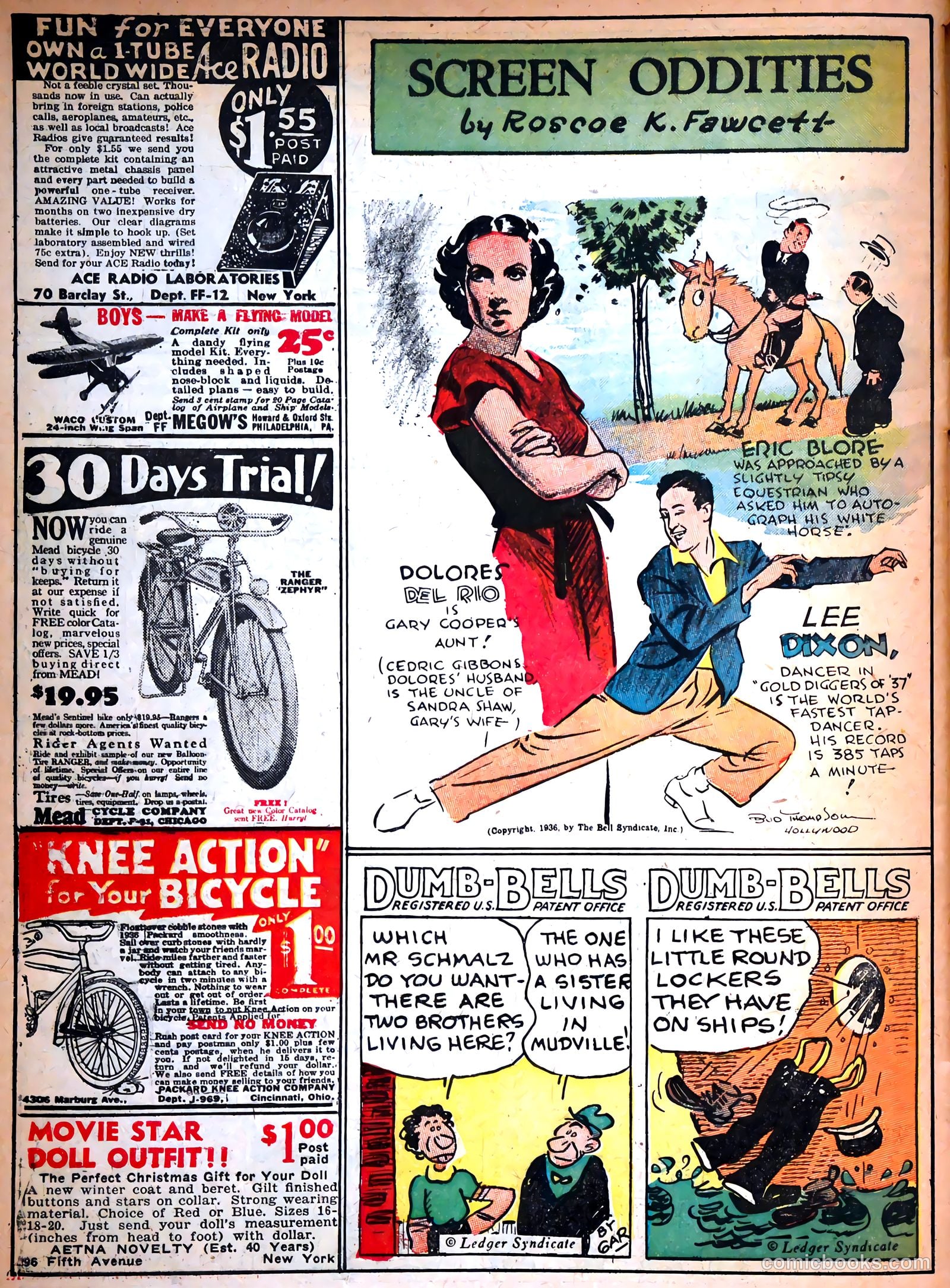 Famous Funnies #29 — page 58 of 62