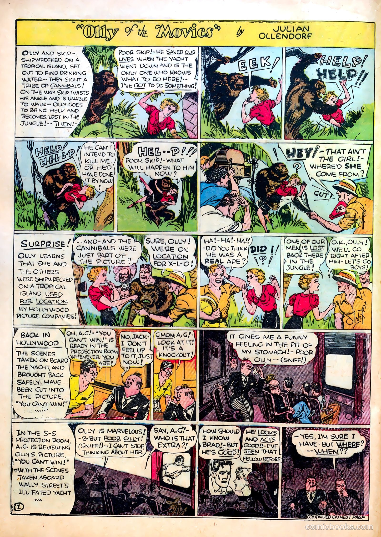 Famous Funnies #30 — page 40 of 64