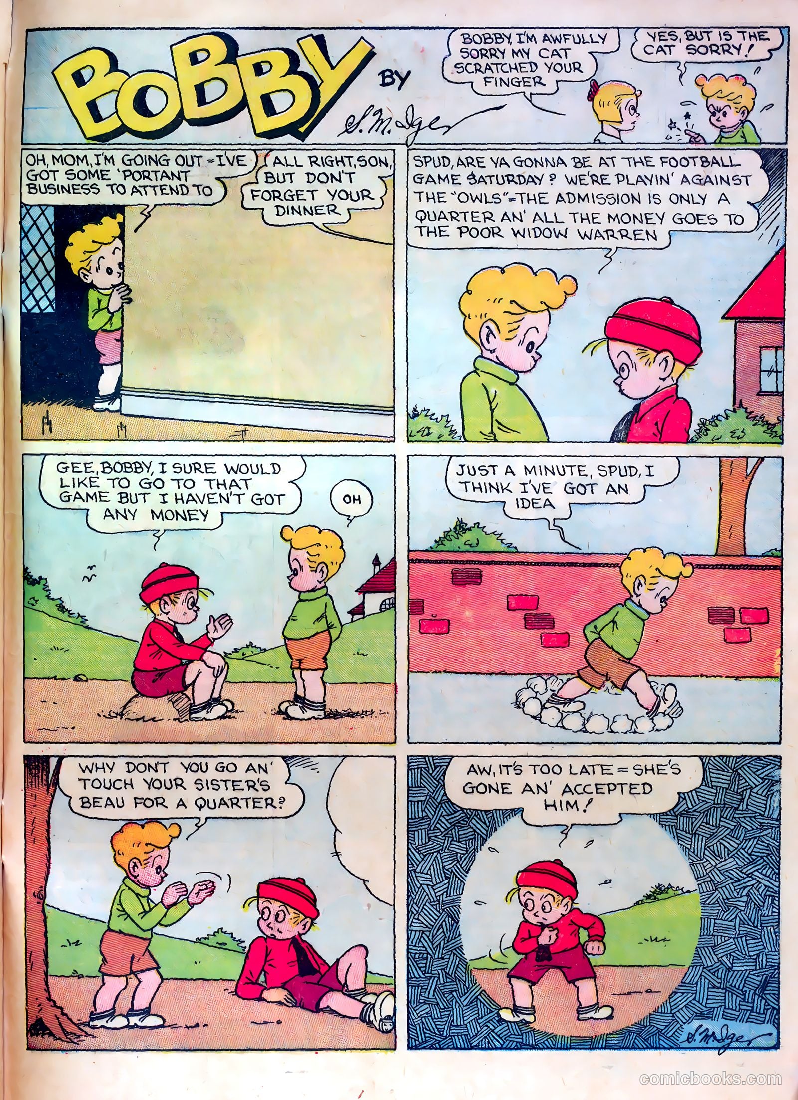 Famous Funnies #30 — page 61 of 64