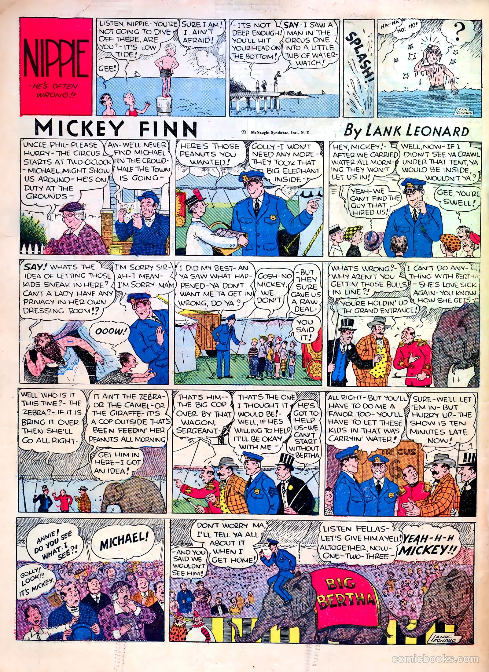 Famous Funnies #30 — page 62 of 64