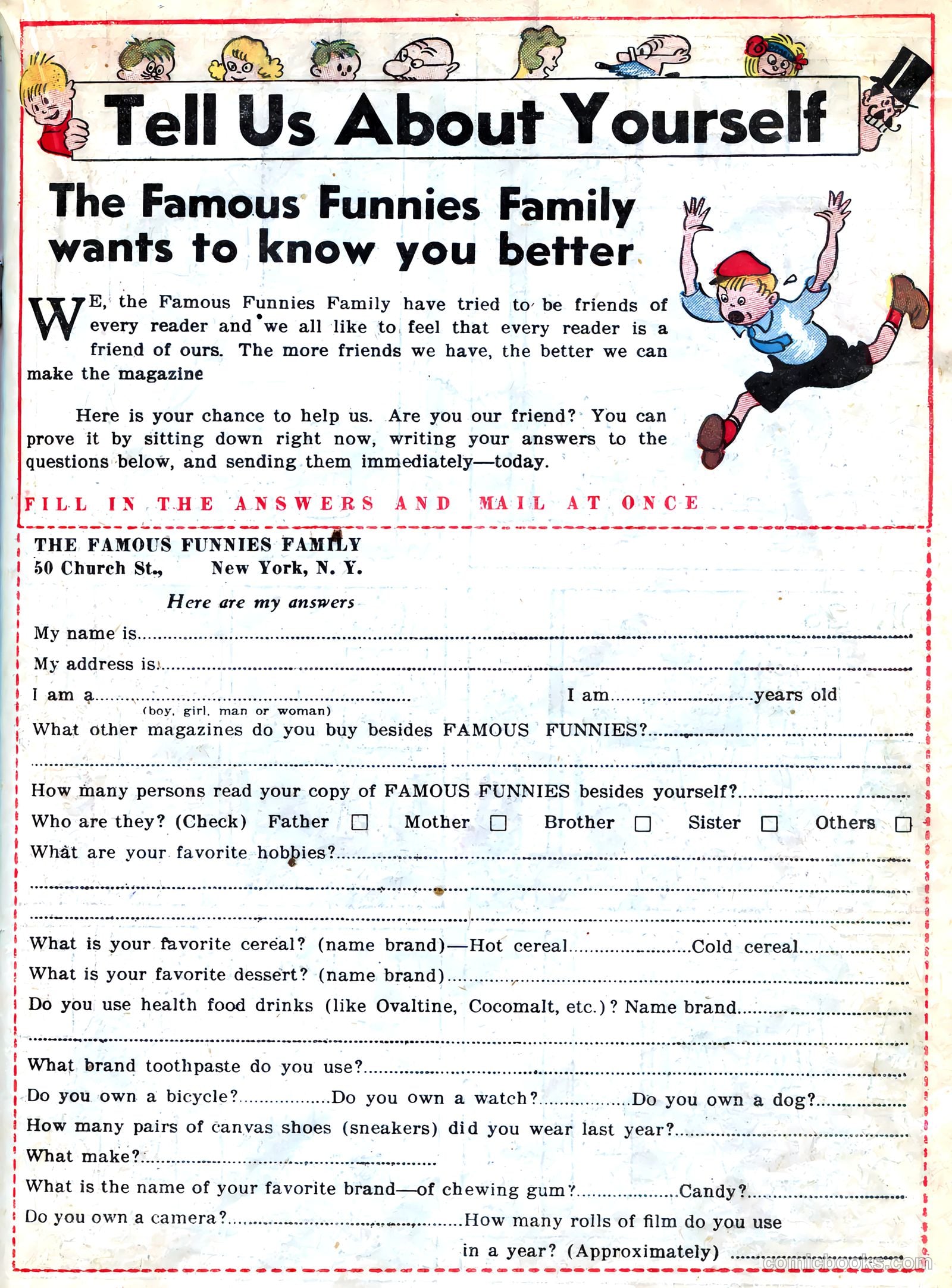 Famous Funnies #32 — page 31 of 64