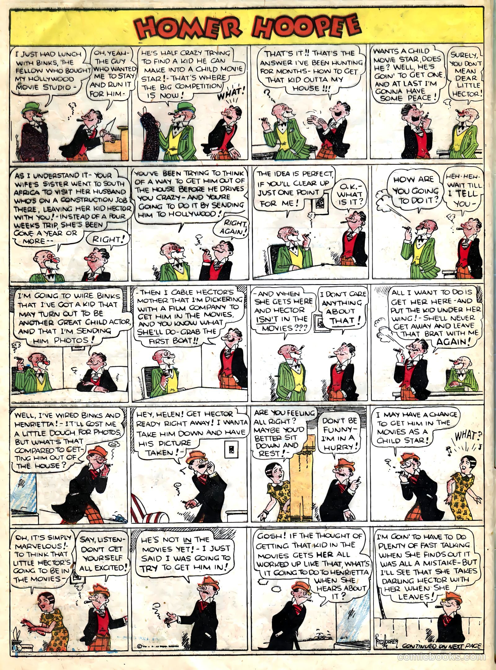Famous Funnies #32 — page 58 of 64
