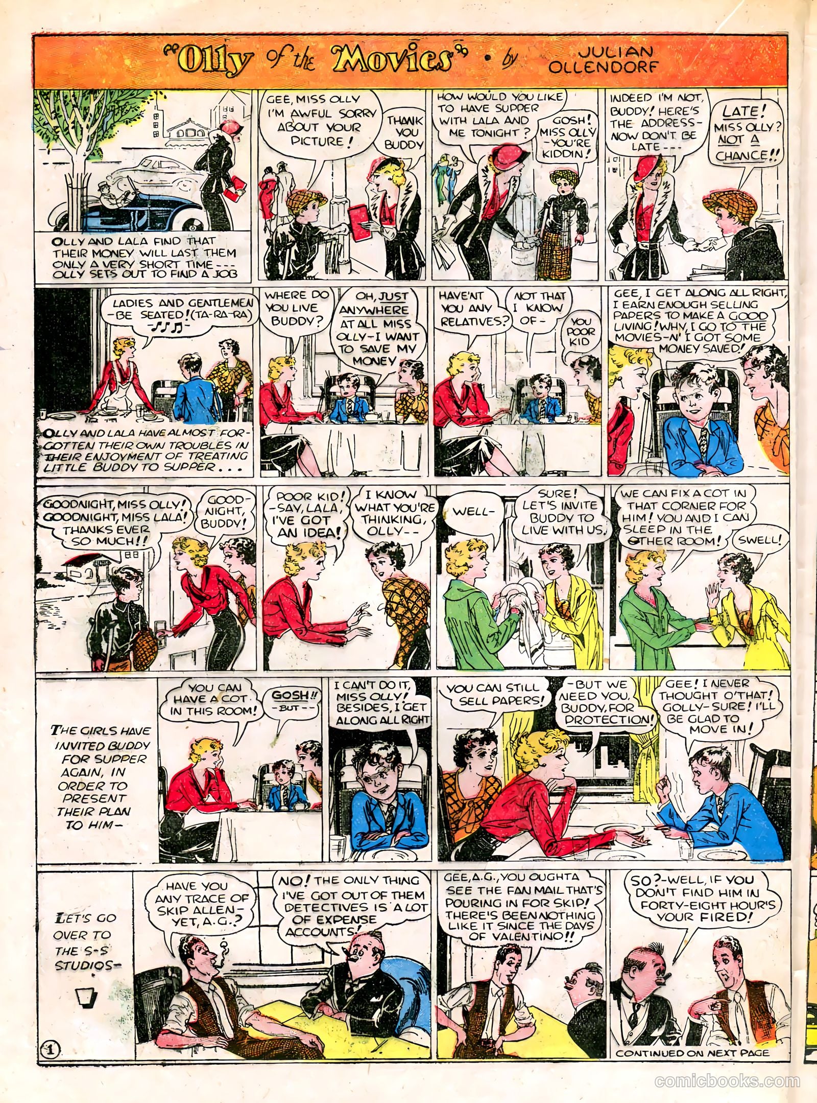 Famous Funnies #33 — page 40 of 64