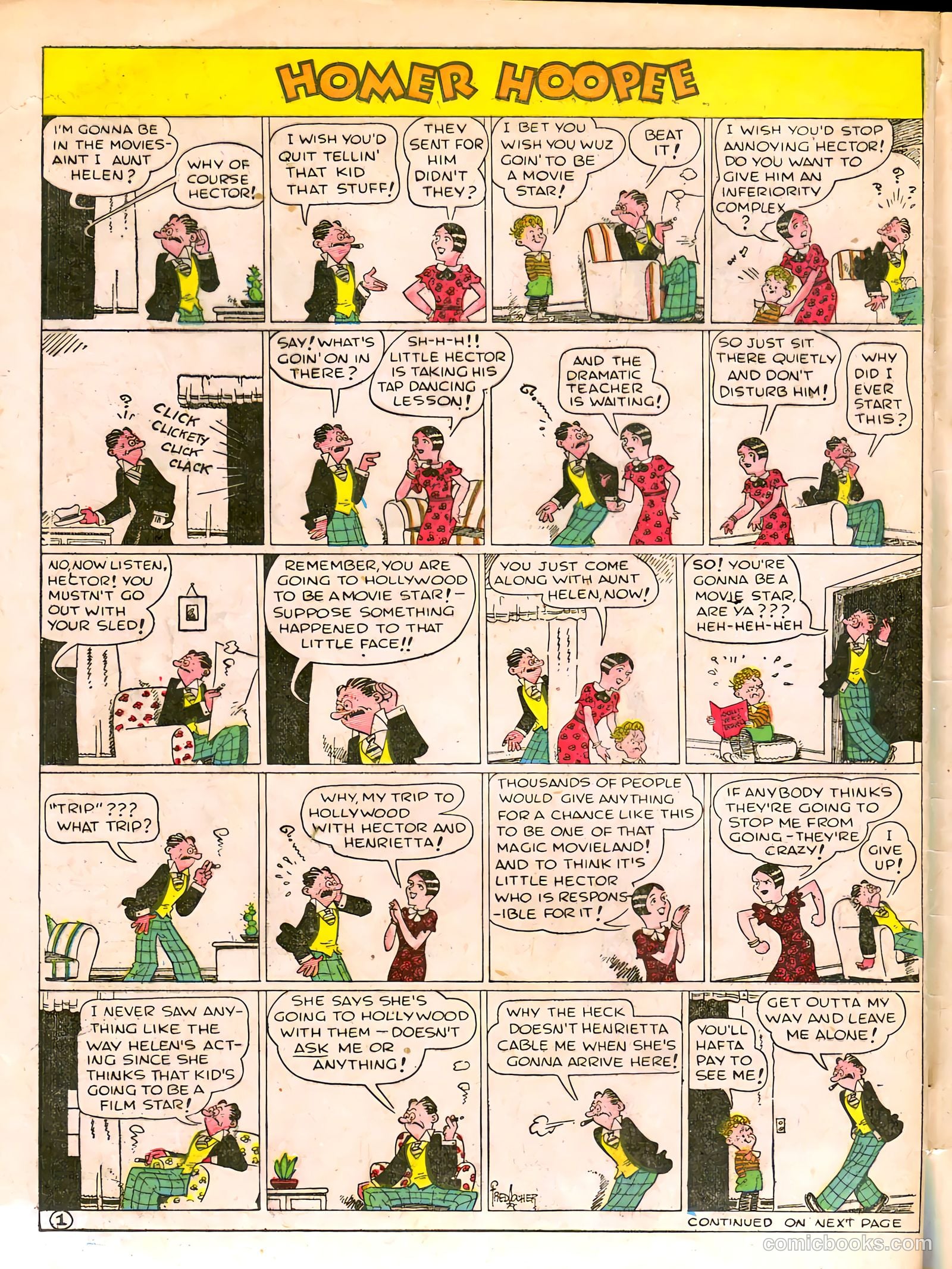 Famous Funnies #33 — page 58 of 64