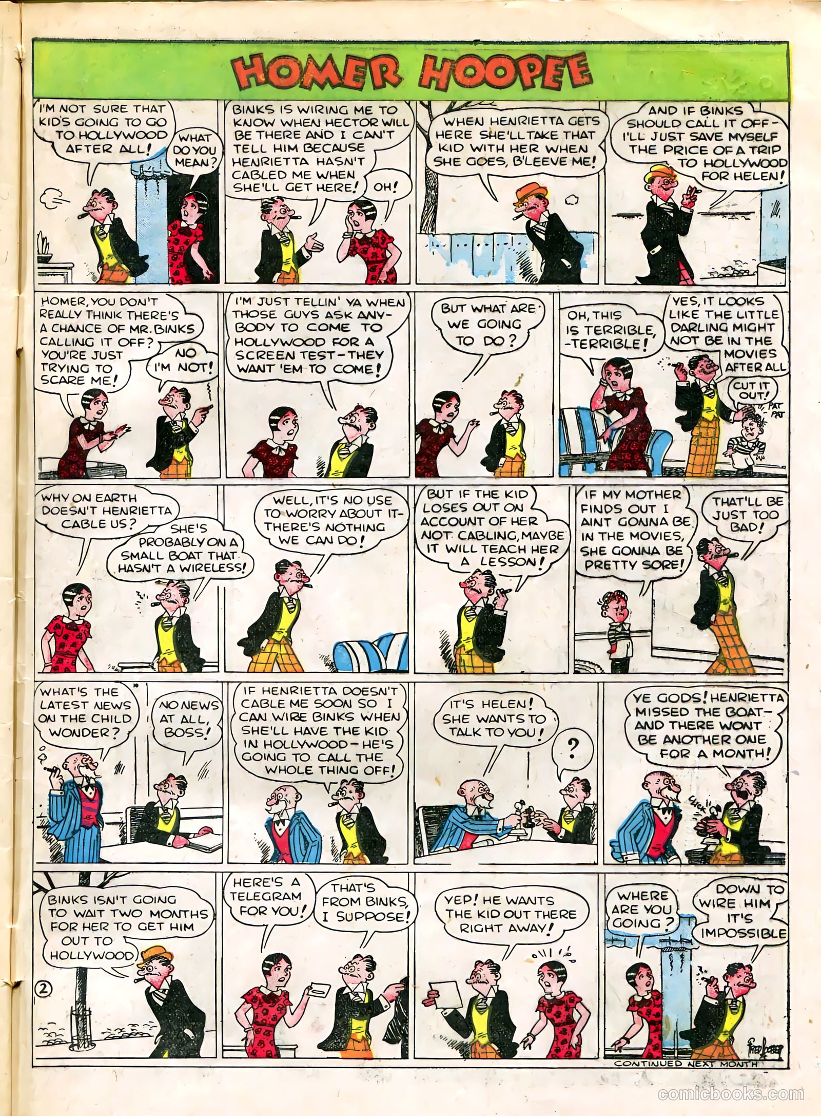 Famous Funnies #33 — page 59 of 64