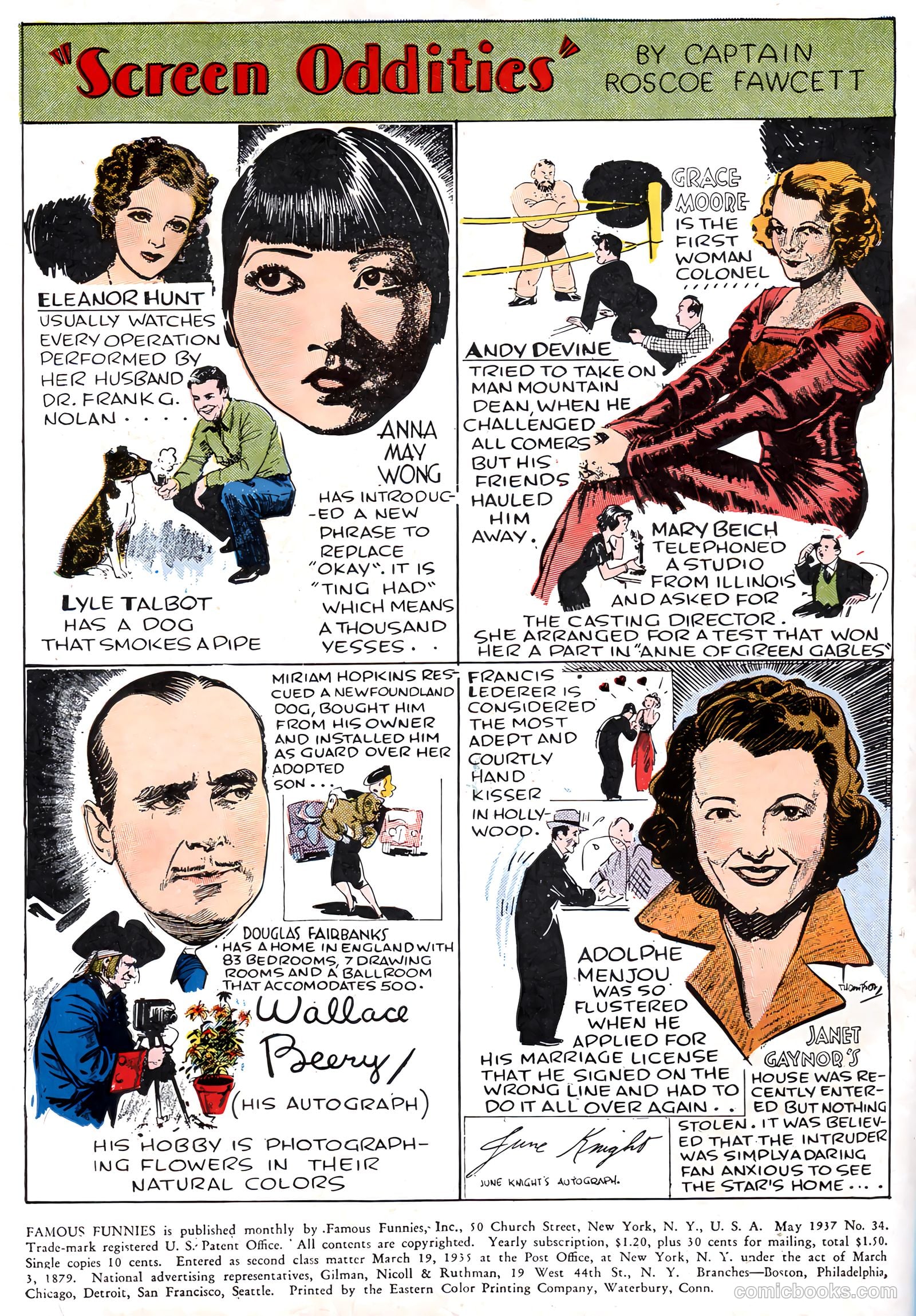 Famous Funnies #34 — page 2 of 64