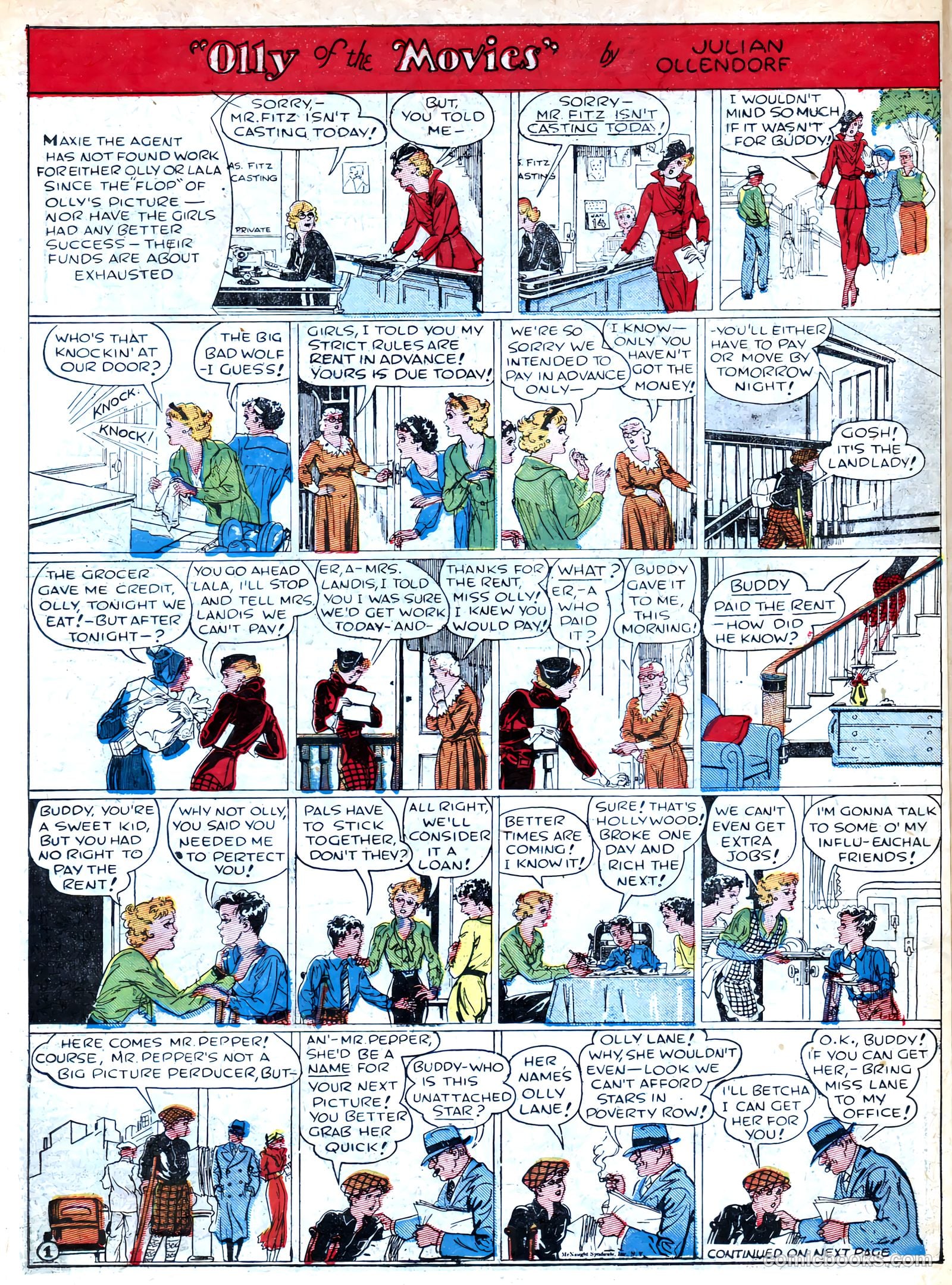 Famous Funnies #34 — page 40 of 64