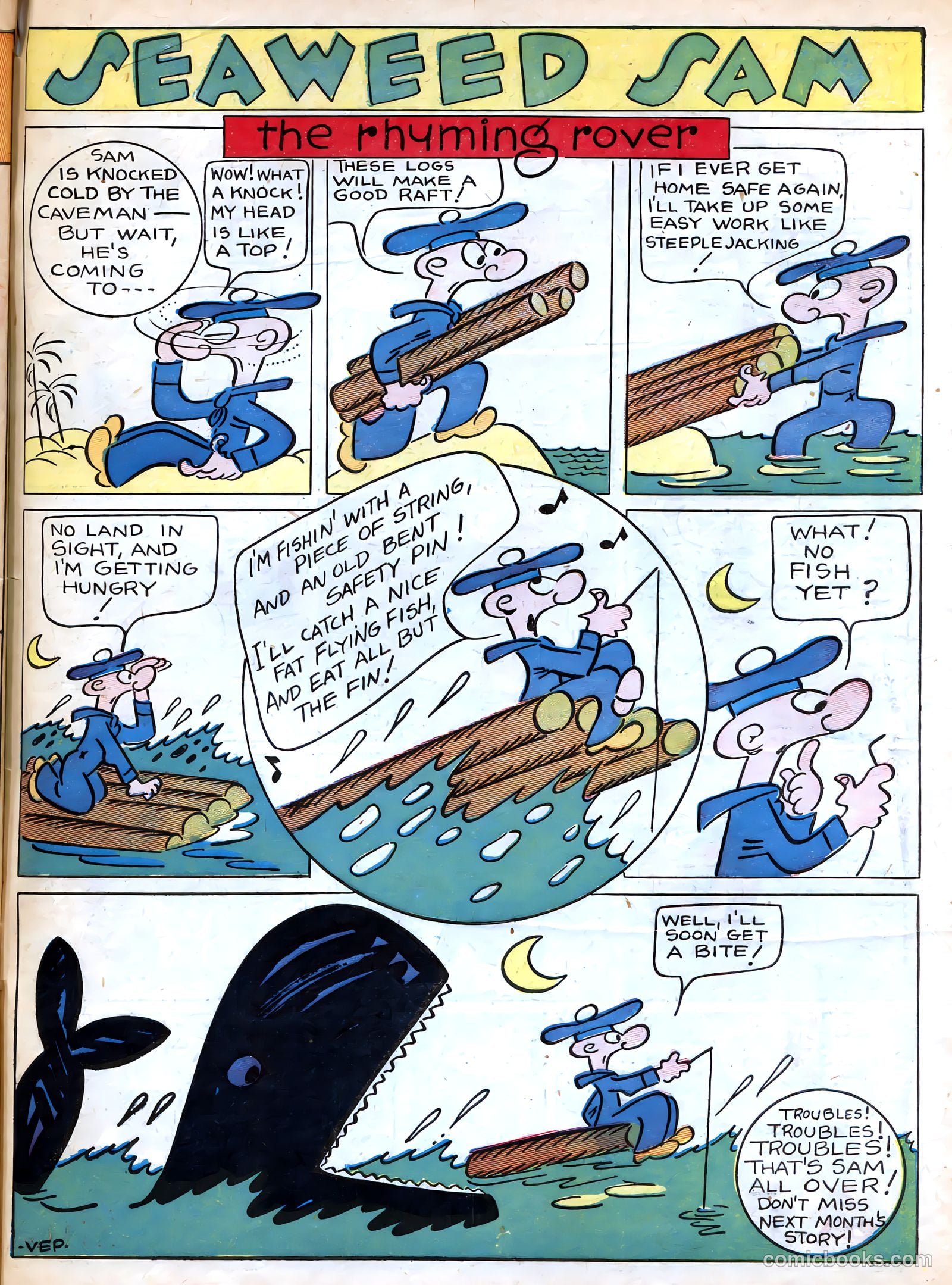 Famous Funnies #34 — page 61 of 64