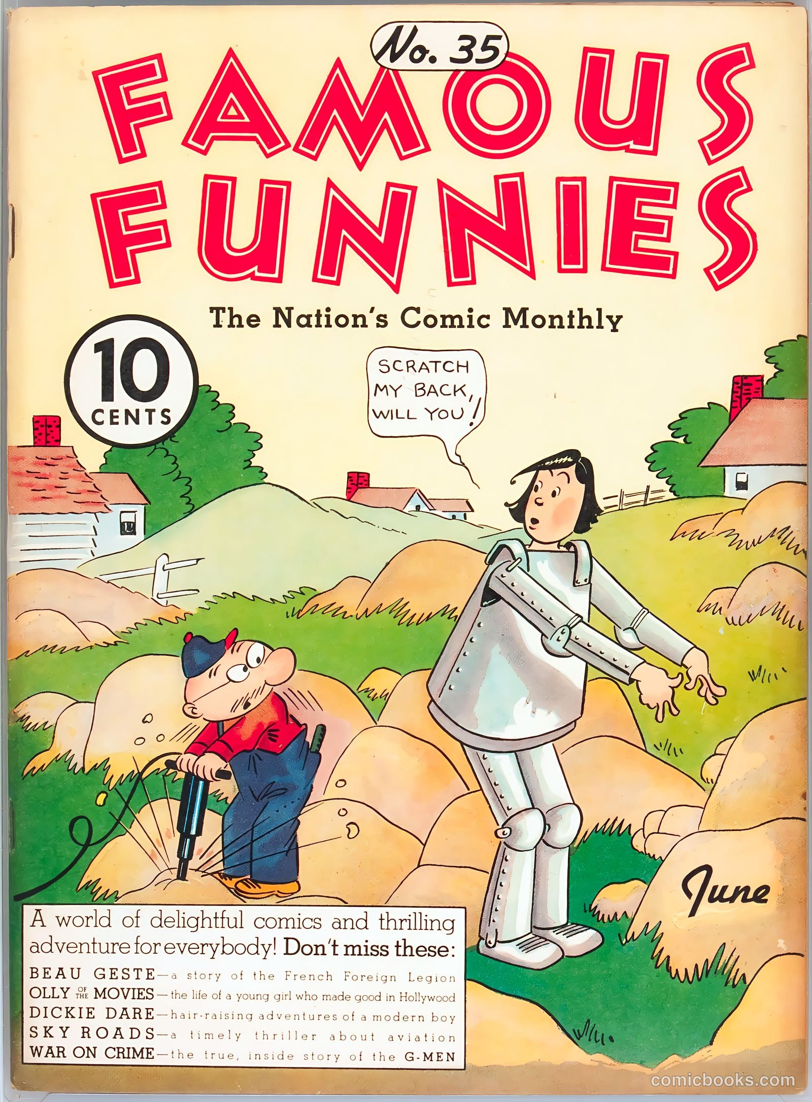 Famous Funnies #35 — page 1 of 64