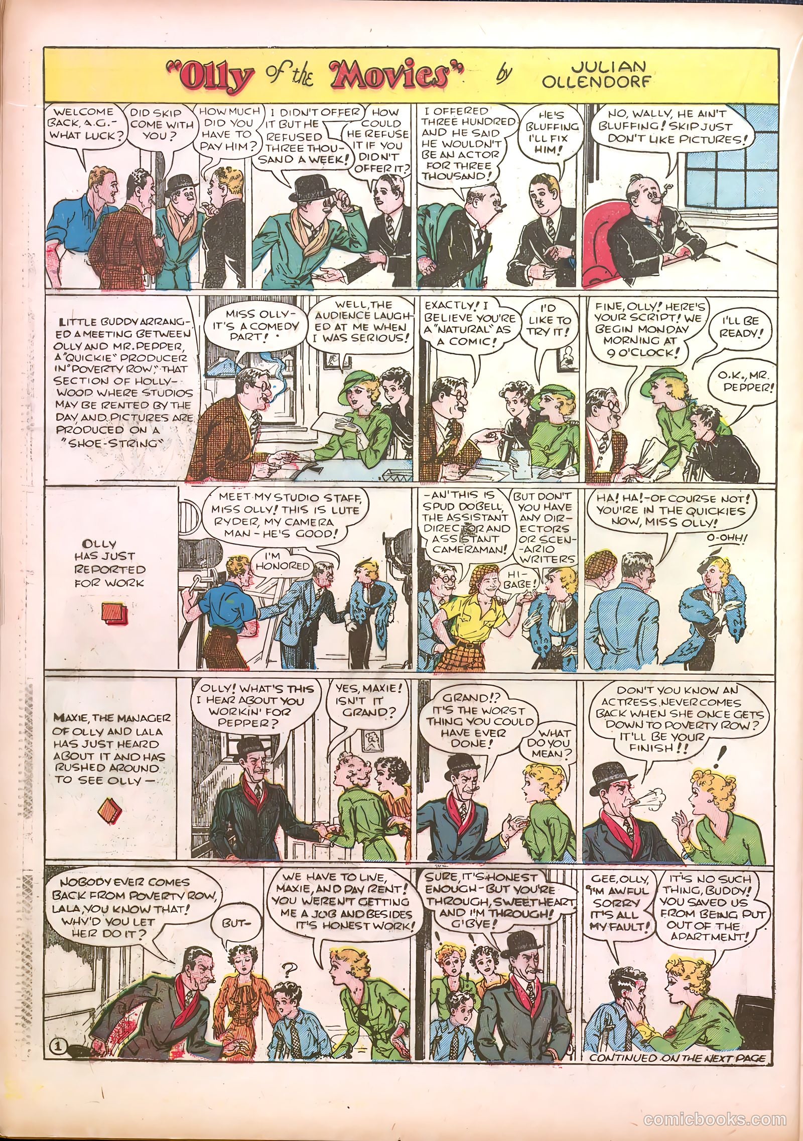 Famous Funnies #35 — page 40 of 64