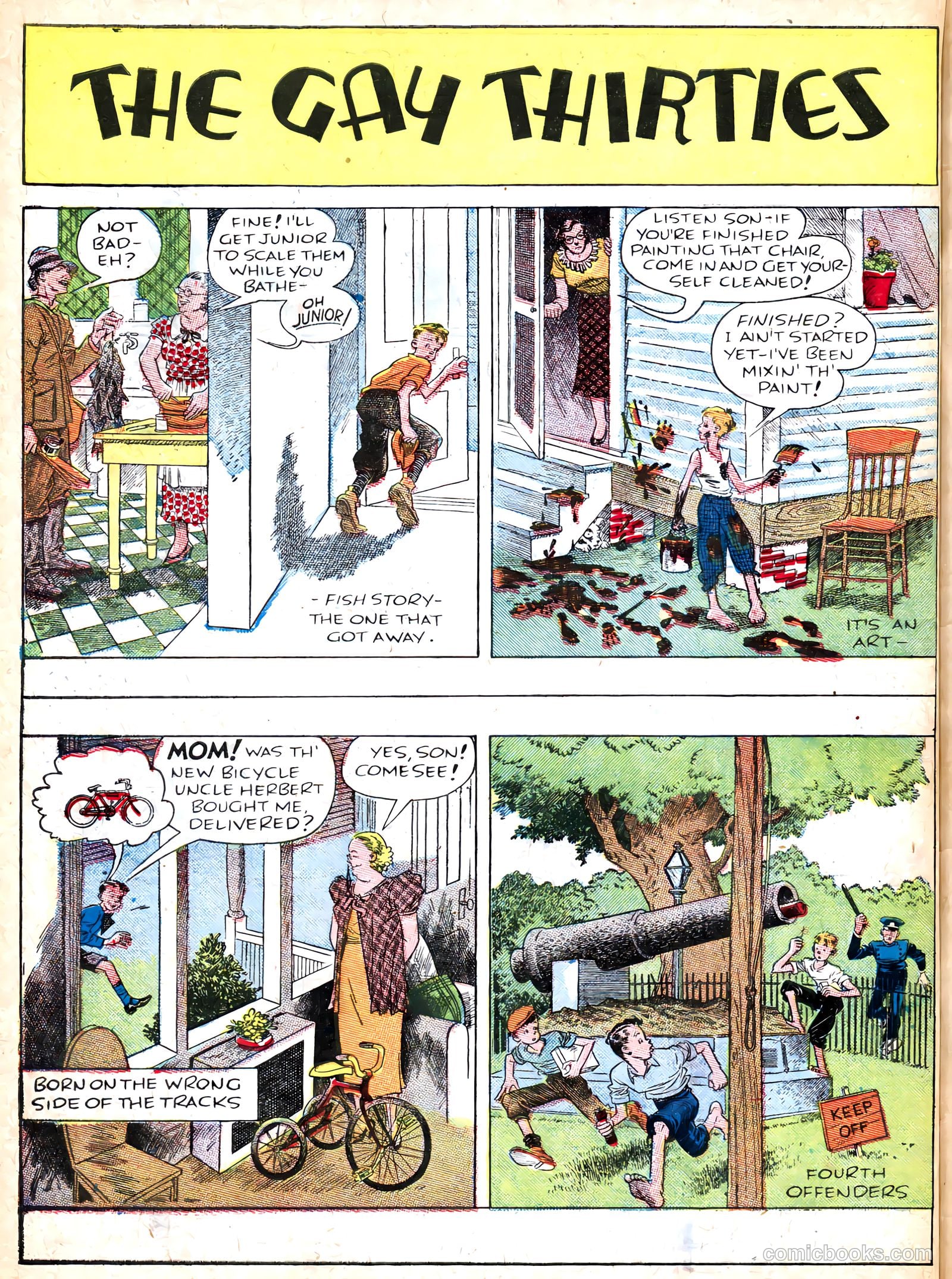 Famous Funnies #36 — page 60 of 64