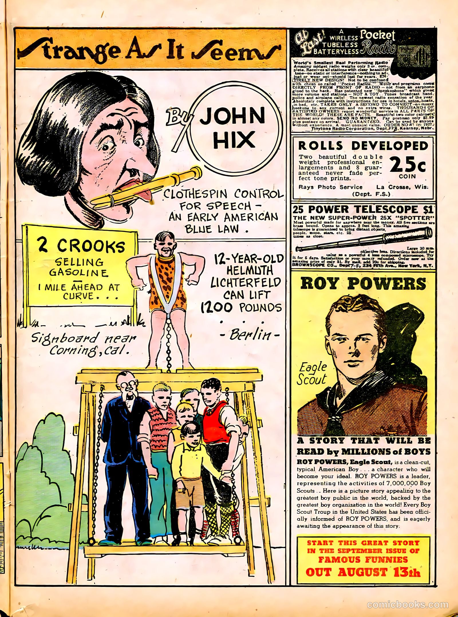 Famous Funnies #37 — page 11 of 63