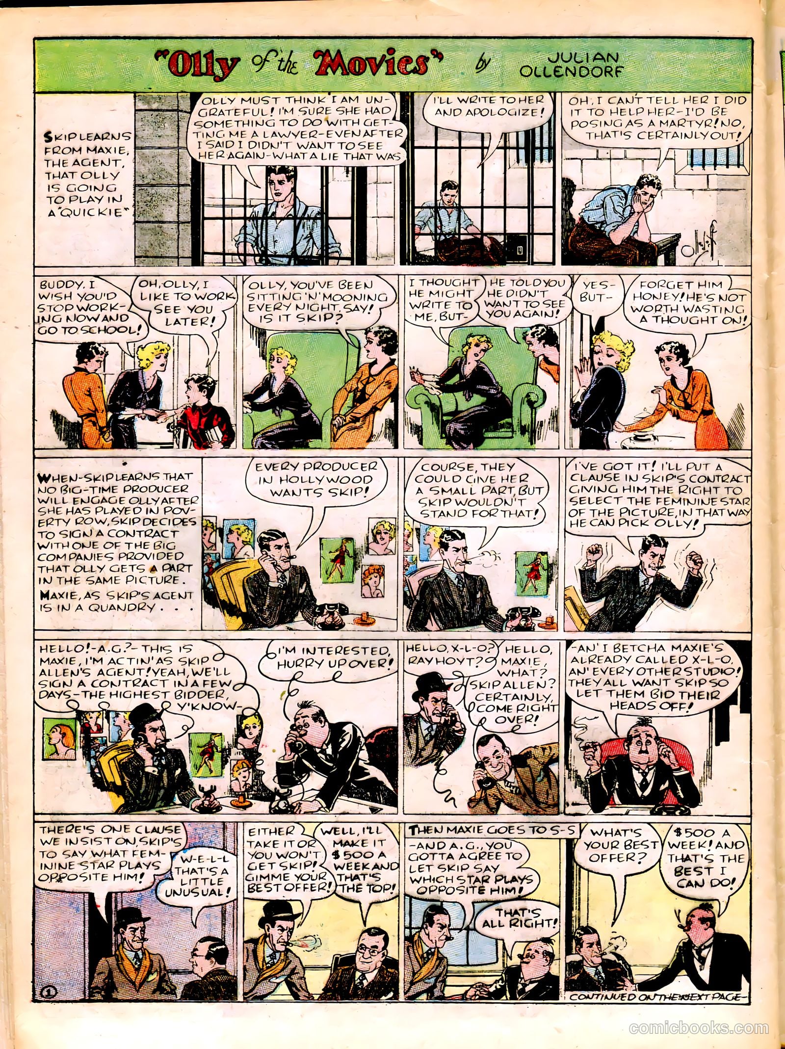 Famous Funnies #37 — page 39 of 63