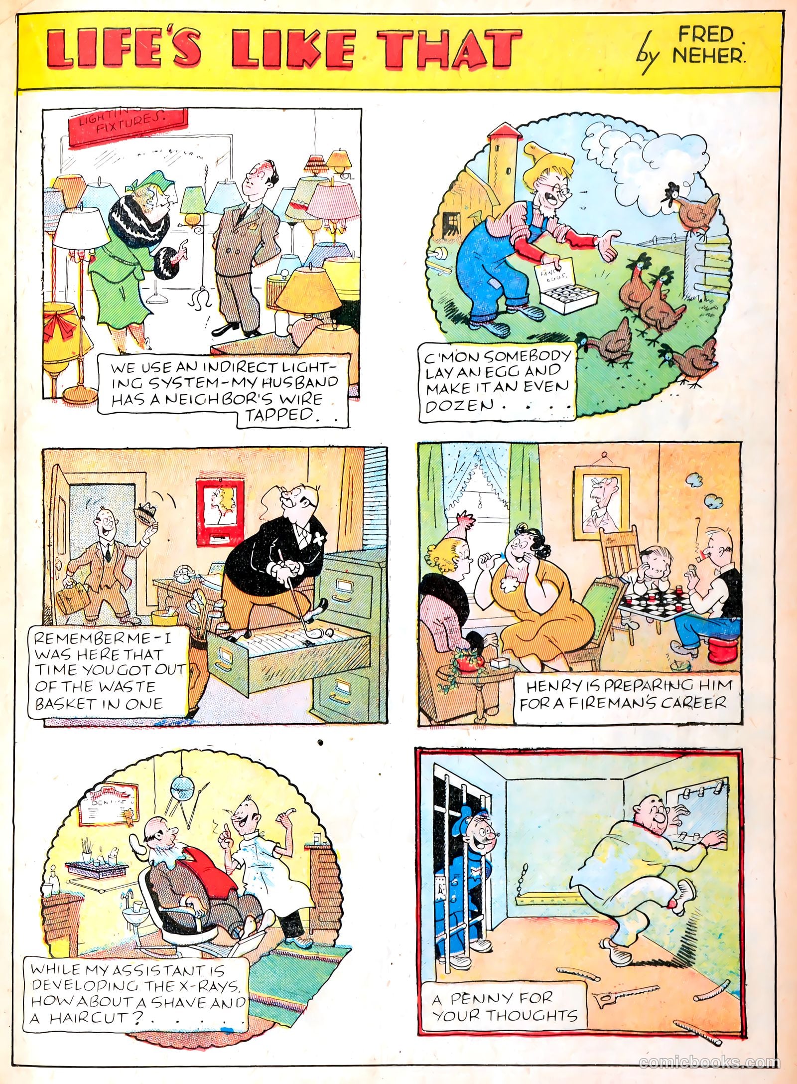 Famous Funnies #38 — page 19 of 63