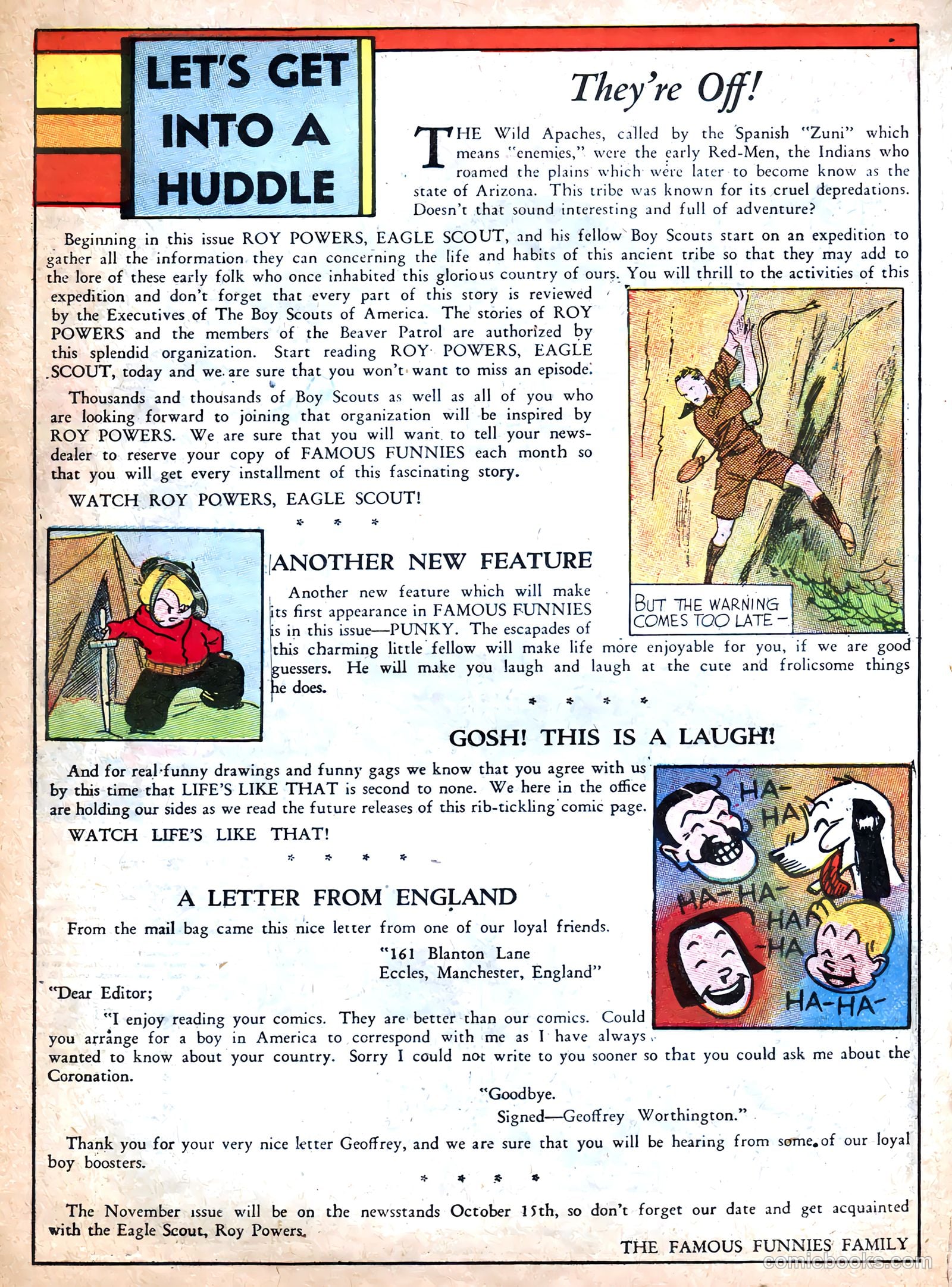 Famous Funnies #39 — page 10 of 64