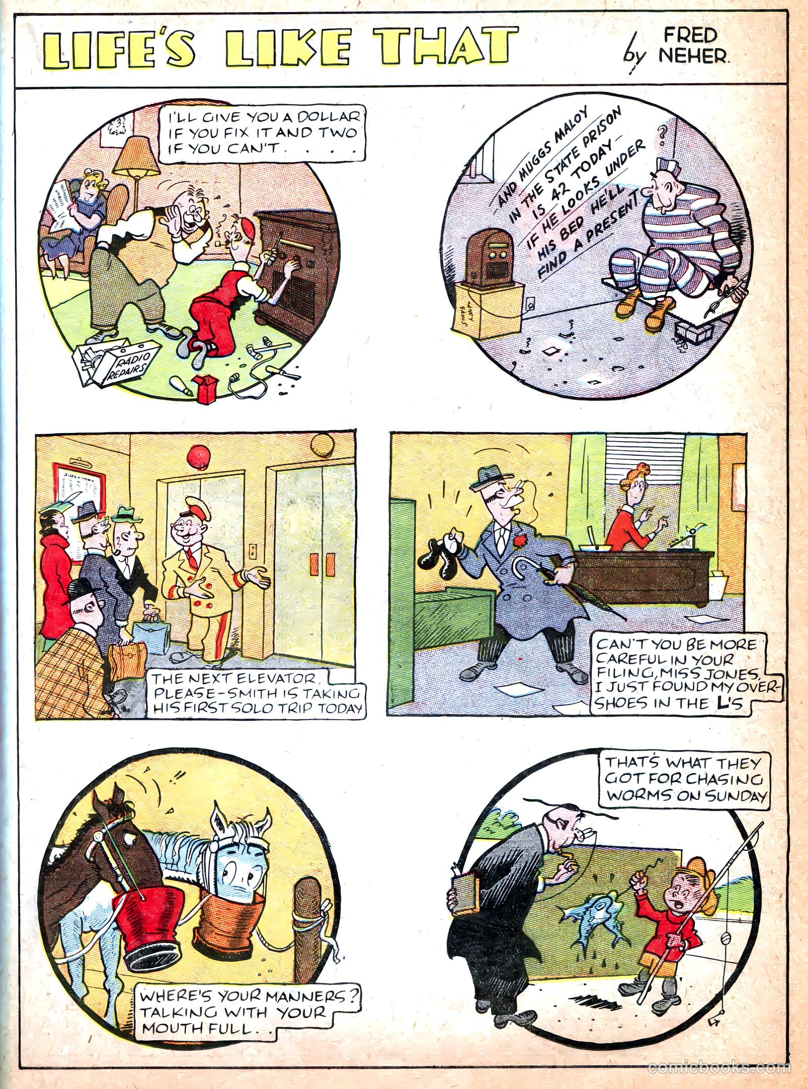 Famous Funnies #39 — page 17 of 64