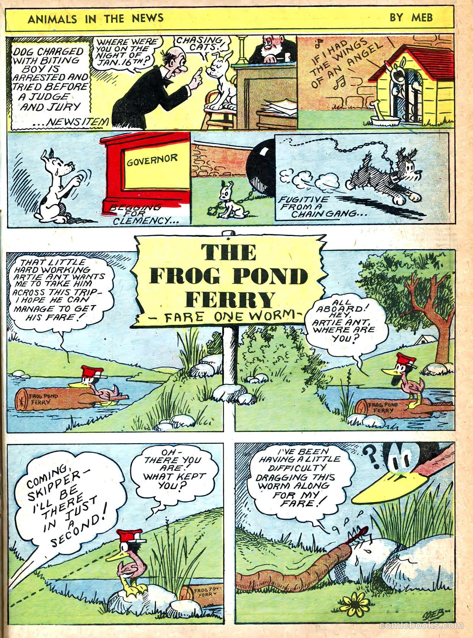 Famous Funnies #39 — page 33 of 64
