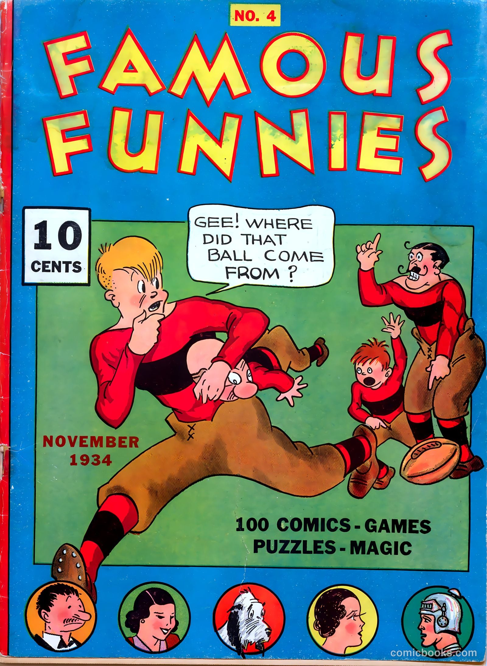 Famous Funnies #4 — page 1 of 64