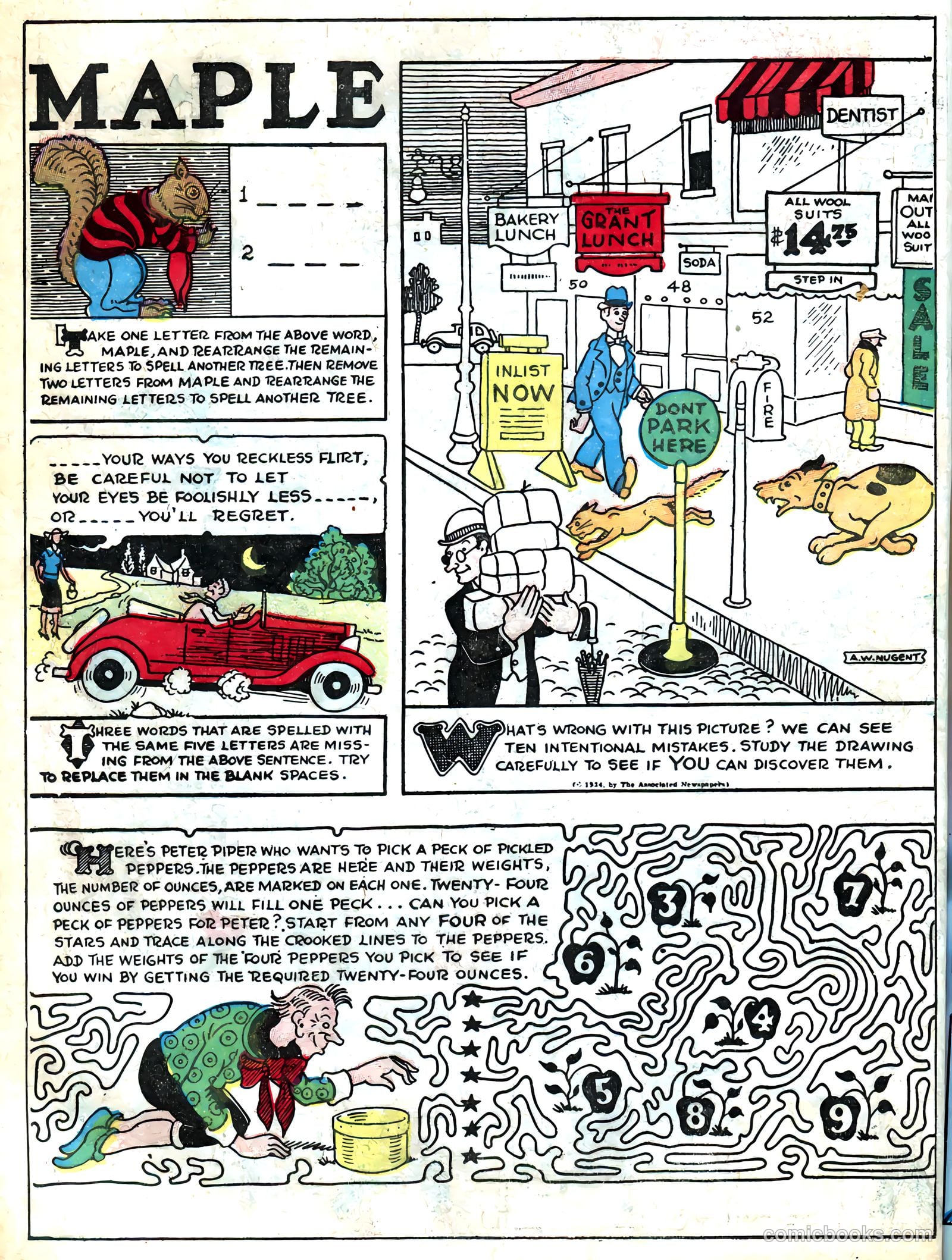 Famous Funnies #4 — page 16 of 64