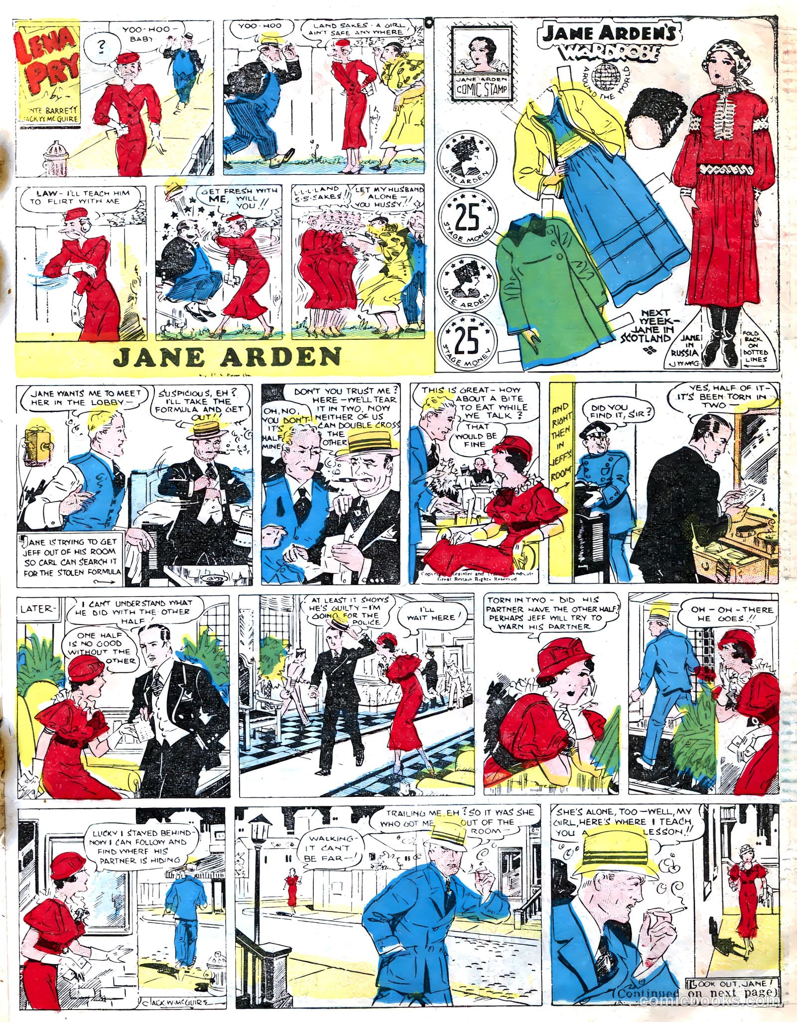 Famous Funnies #4 — page 33 of 64