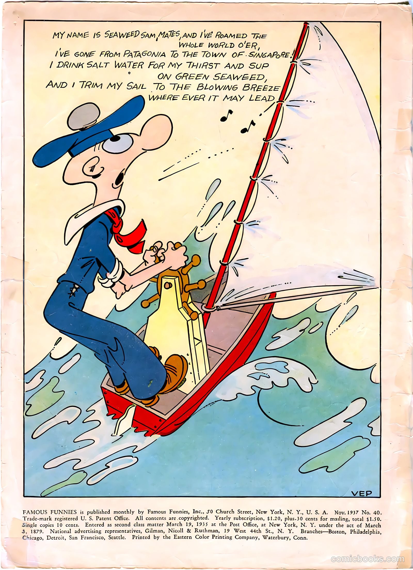 Famous Funnies #40 — page 2 of 64