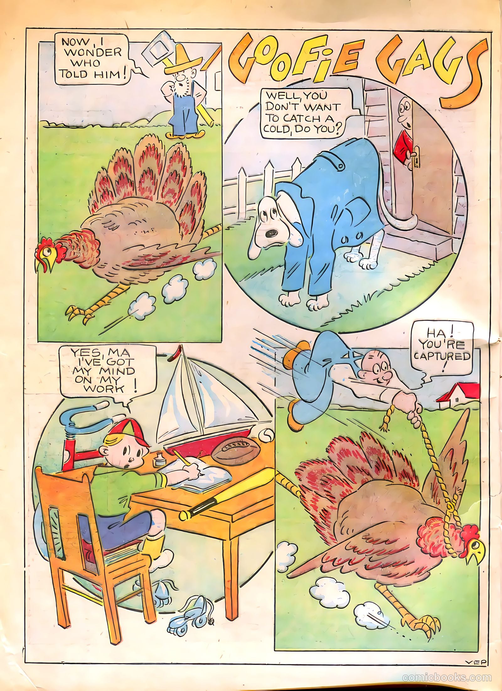 Famous Funnies #40 — page 4 of 64
