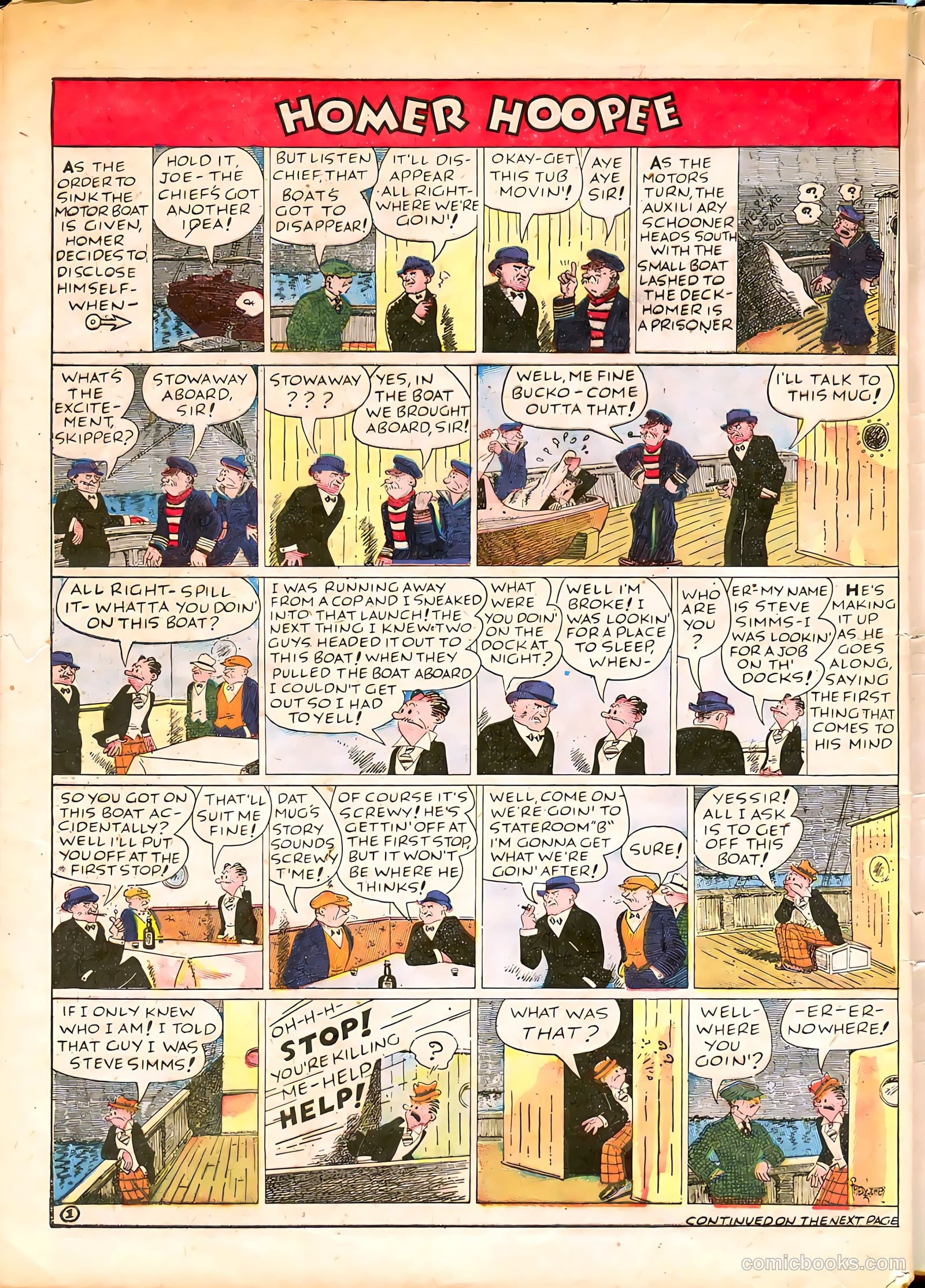 Famous Funnies #40 — page 58 of 64