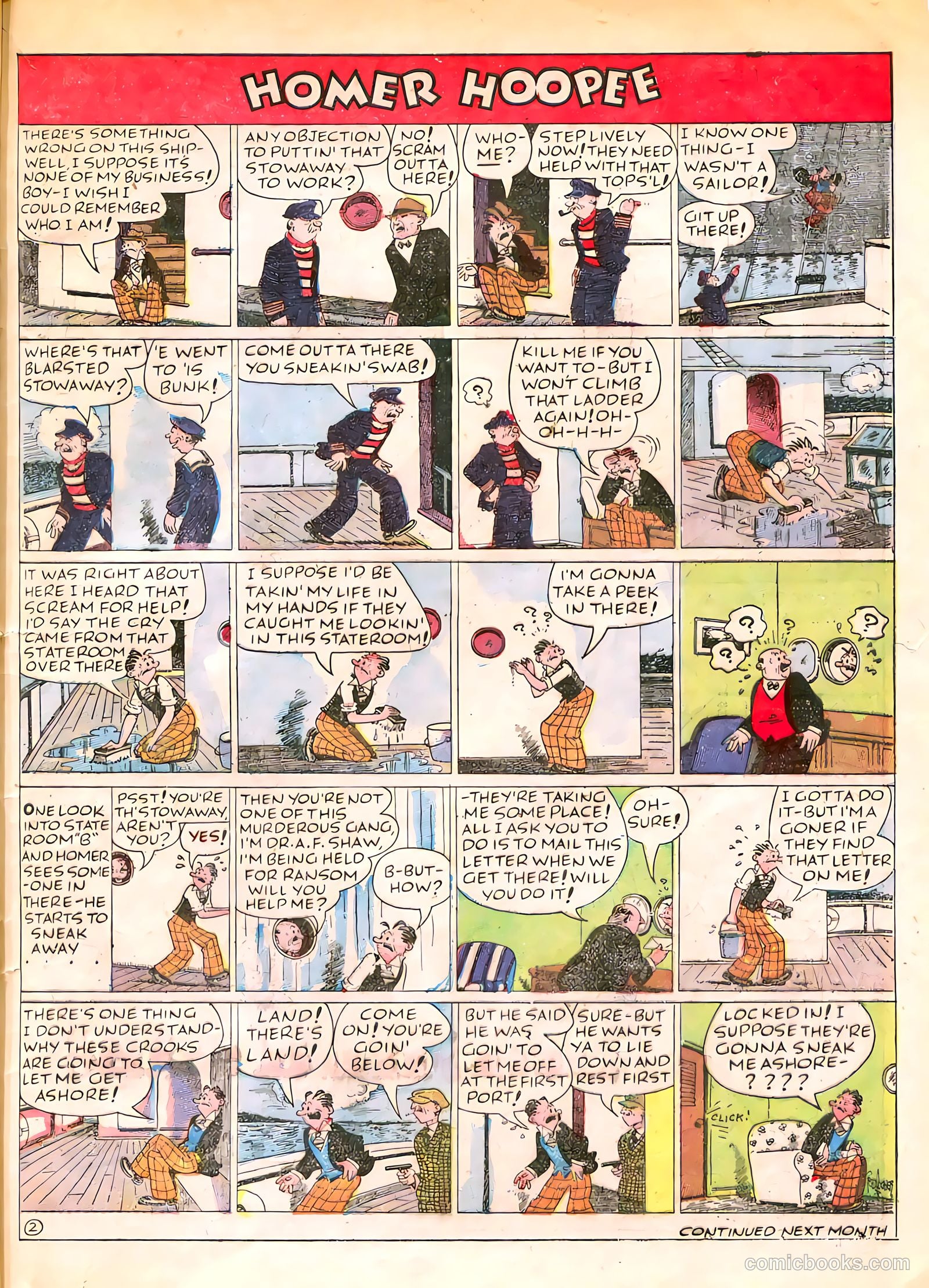 Famous Funnies #40 — page 59 of 64