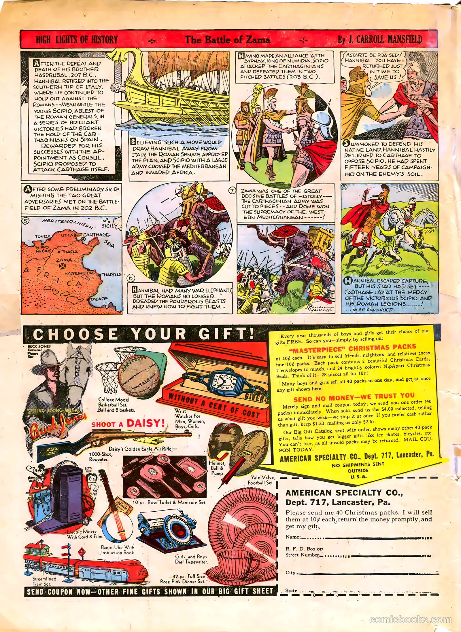 Famous Funnies #40 — page 62 of 64