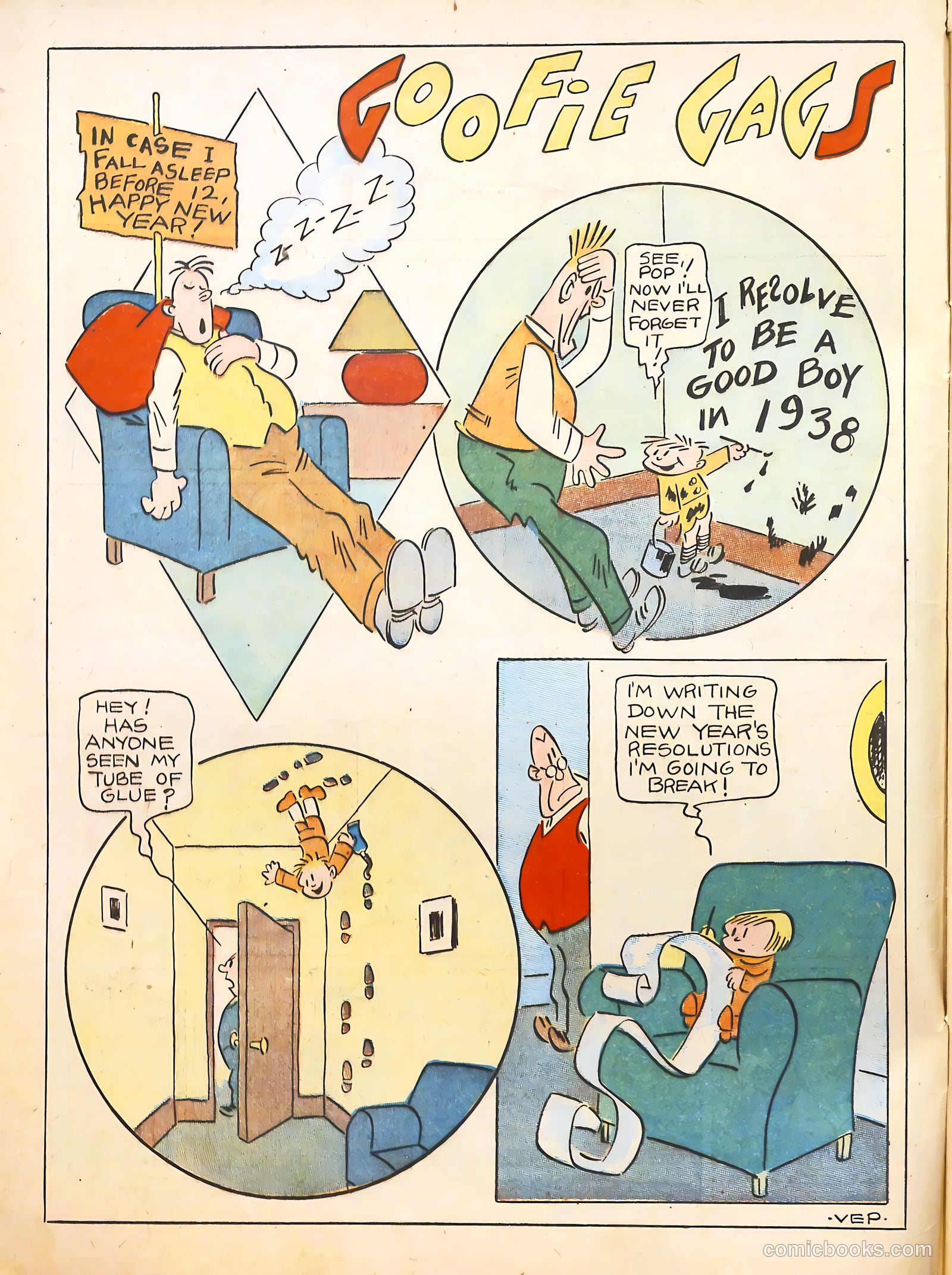 Famous Funnies #42 — page 4 of 64