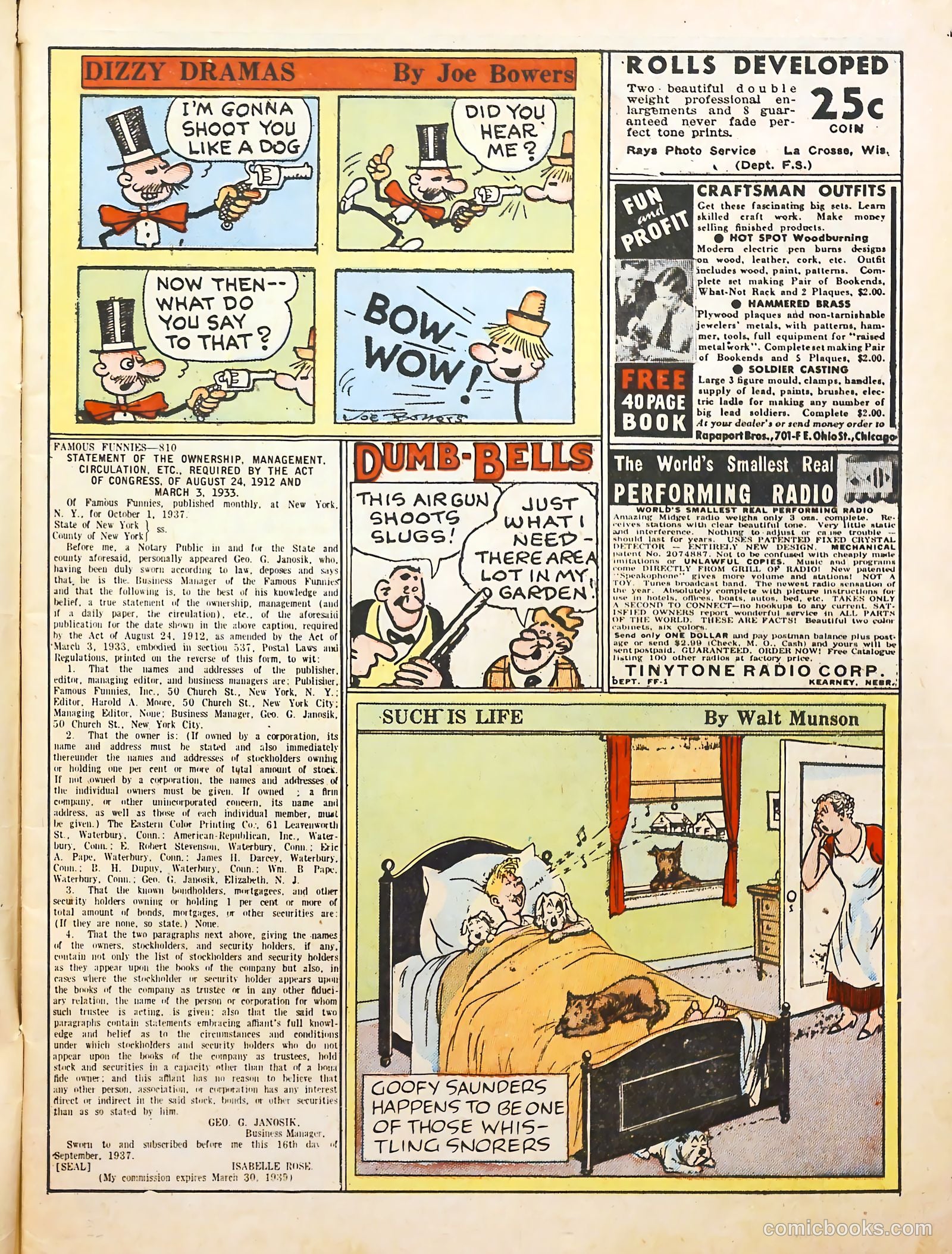Famous Funnies #42 — page 5 of 64