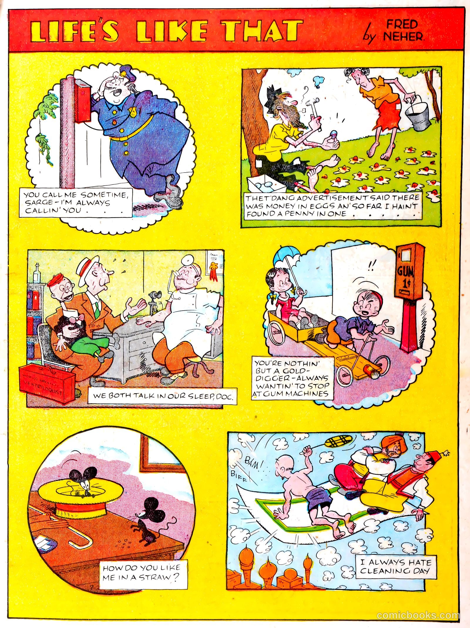 Famous Funnies #43 — page 17 of 63
