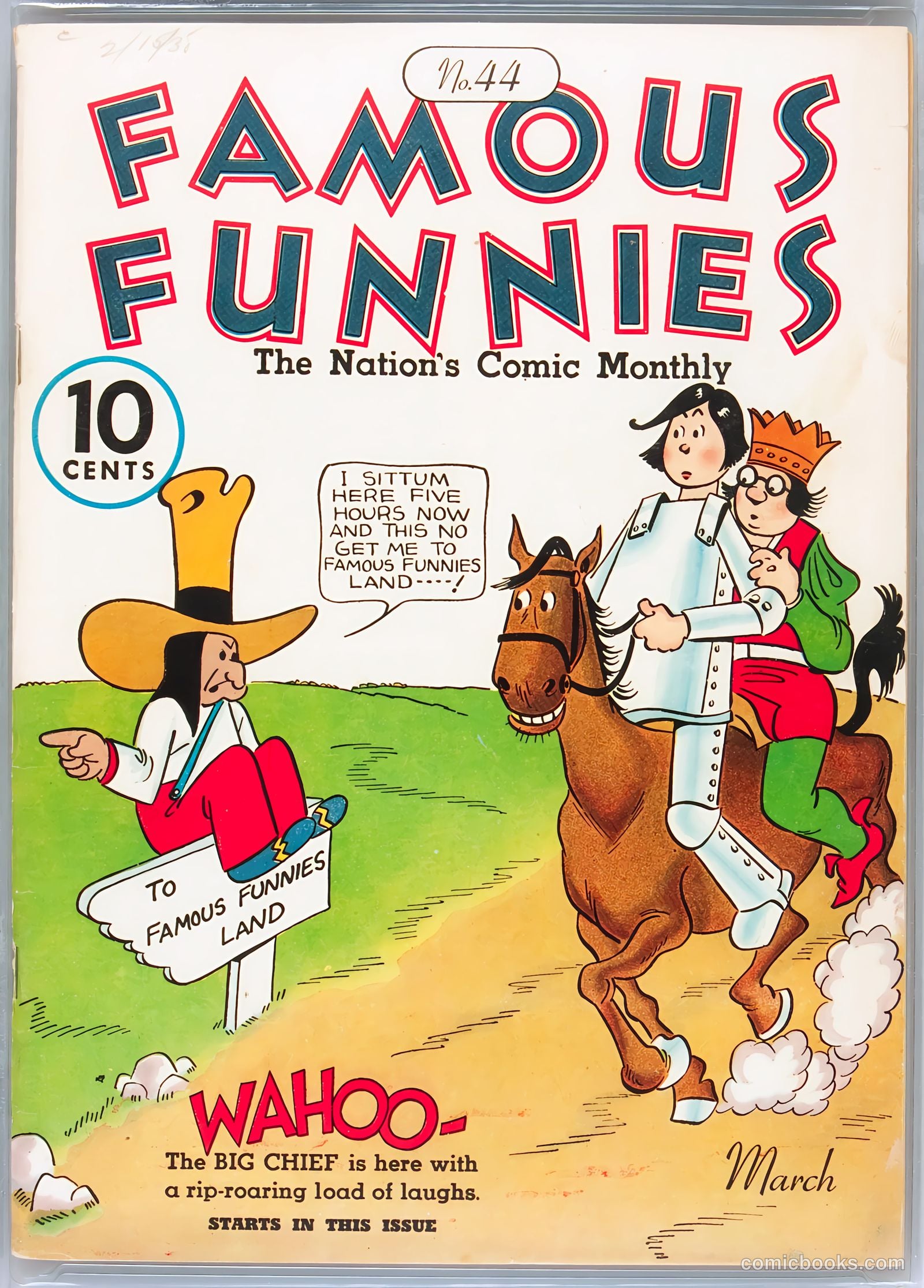 Famous Funnies #44 — page 1 of 64