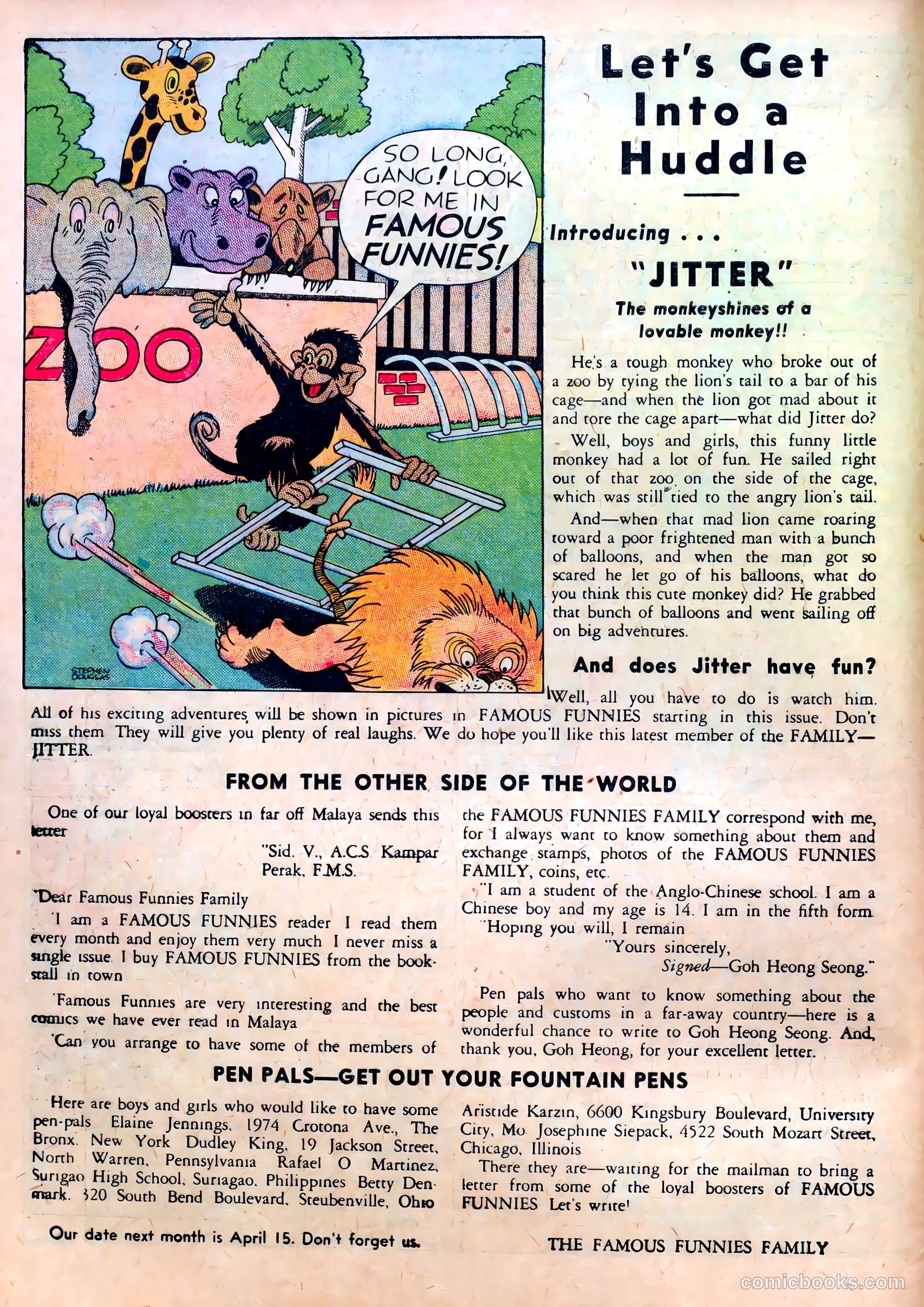 Famous Funnies #45 — page 10 of 64