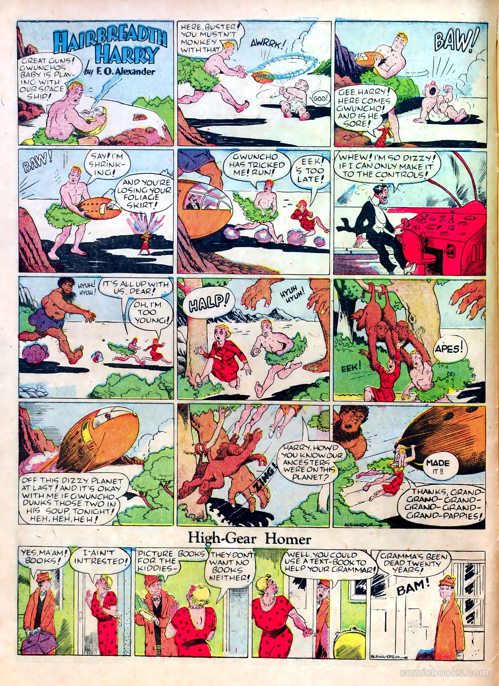 Famous Funnies #45 — page 16 of 64