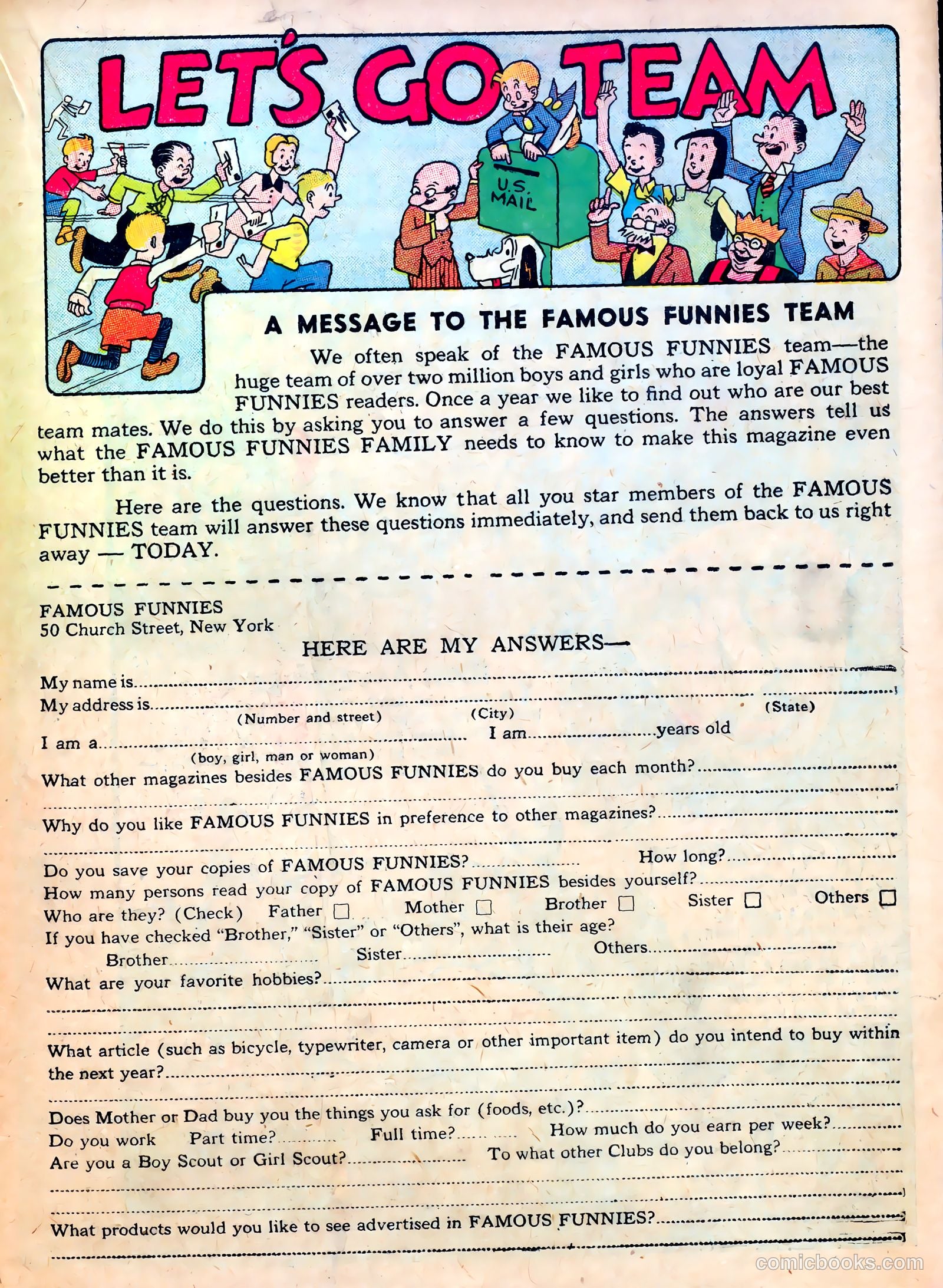 Famous Funnies #45 — page 31 of 64