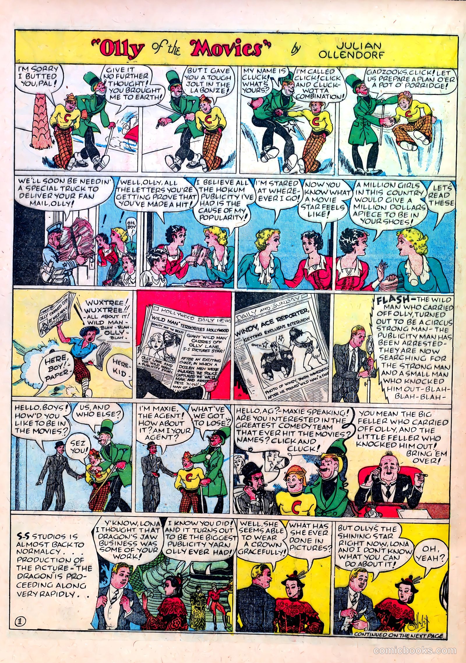 Famous Funnies #45 — page 40 of 64