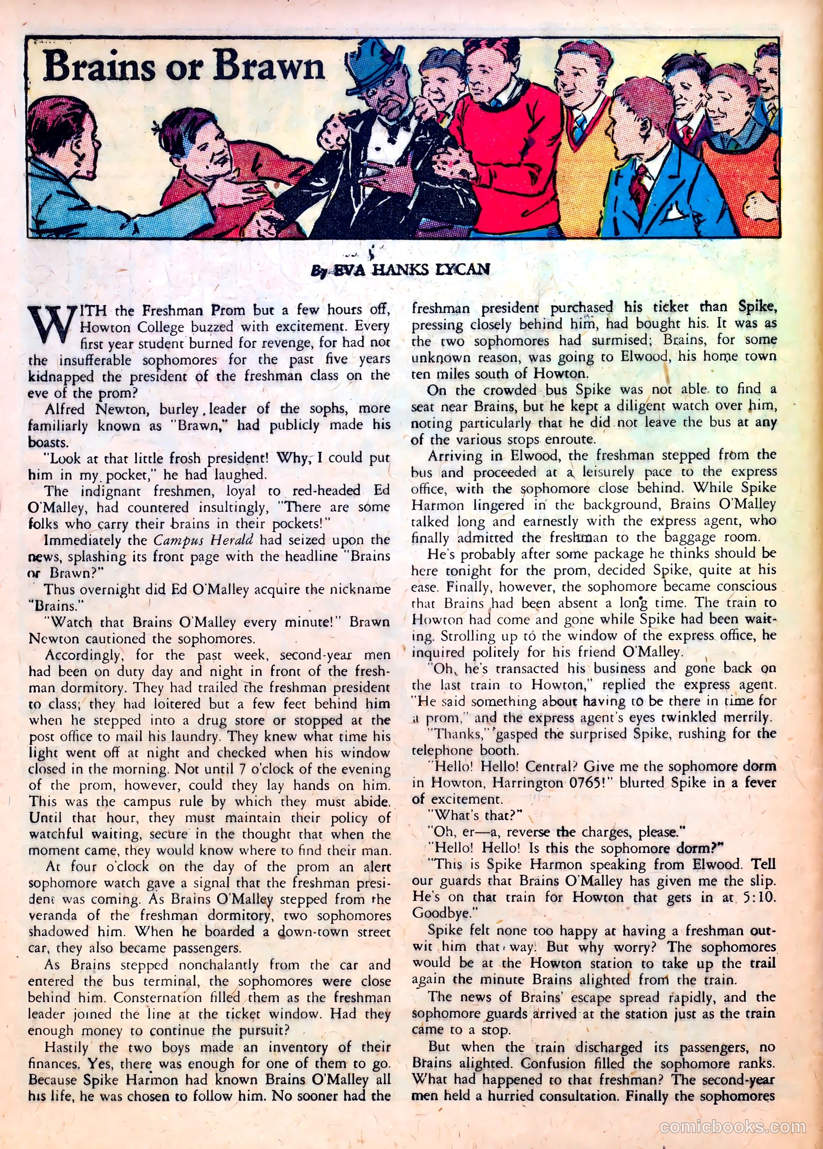 Famous Funnies #45 — page 56 of 64