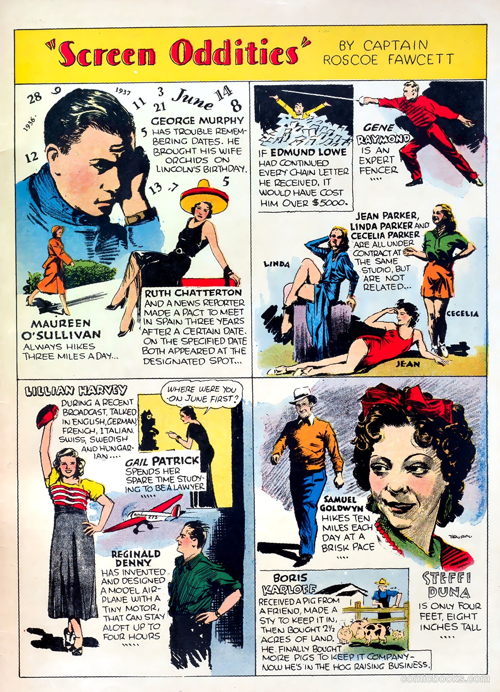 Famous Funnies #45 — page 63 of 64