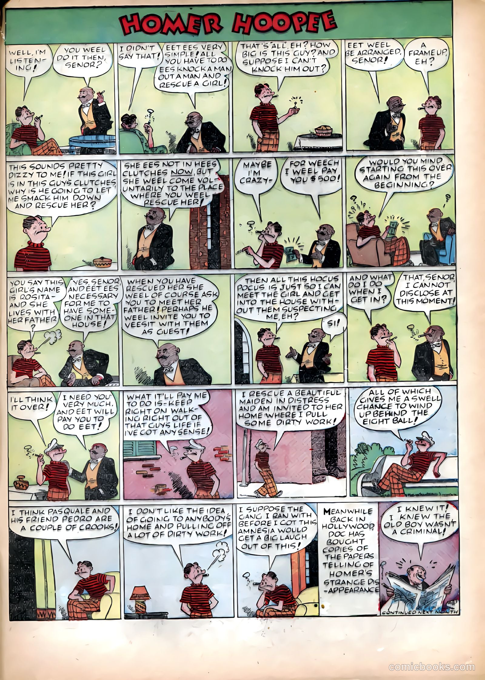 Famous Funnies #46 — page 59 of 64