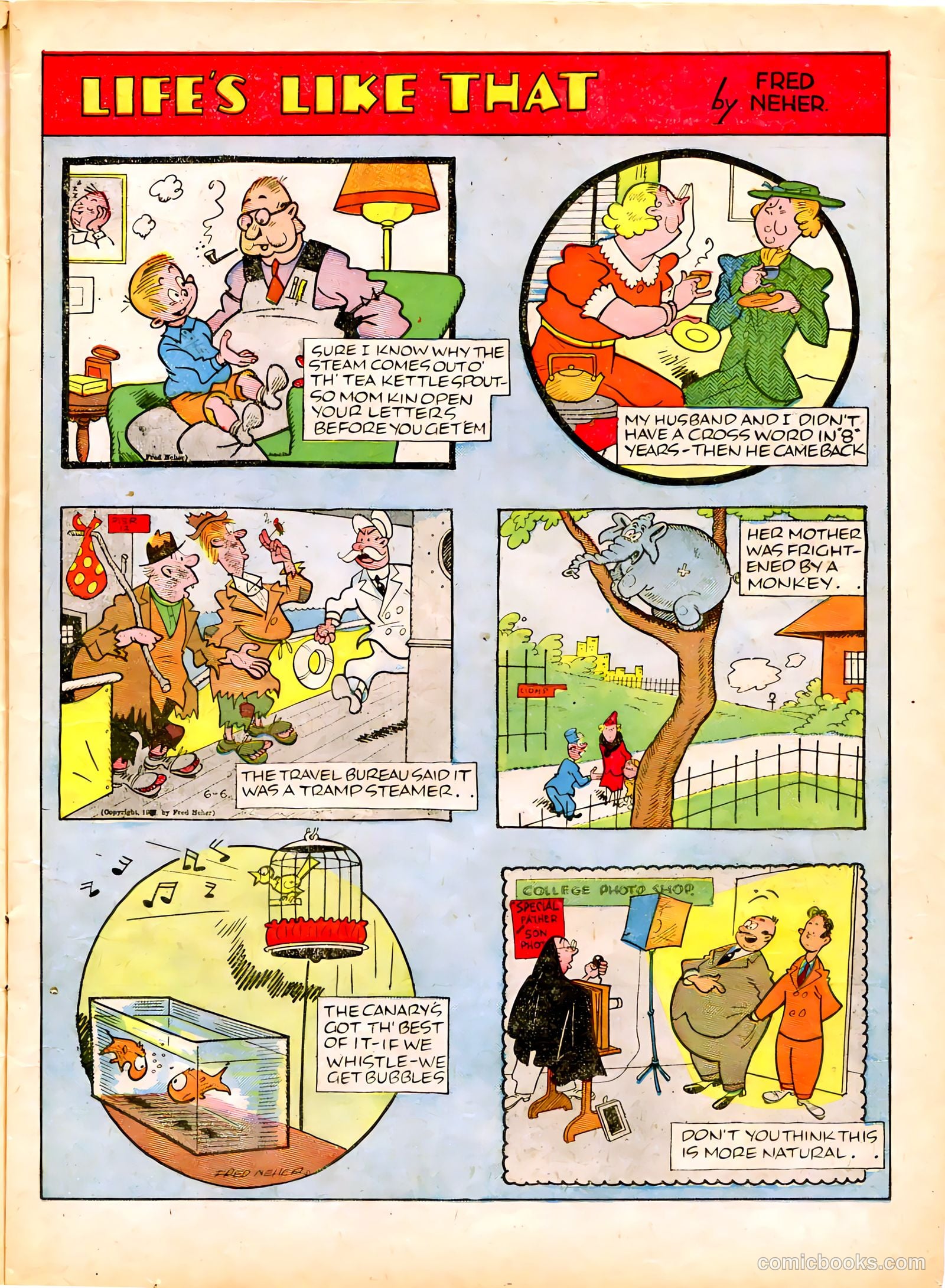 Famous Funnies #47 — page 17 of 64
