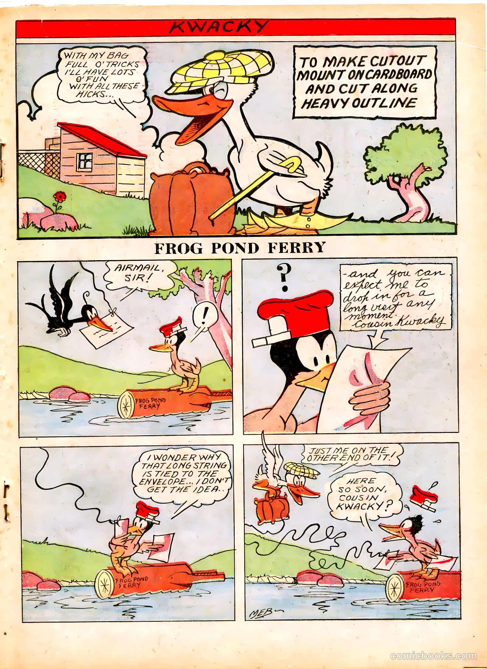 Famous Funnies #47 — page 33 of 64