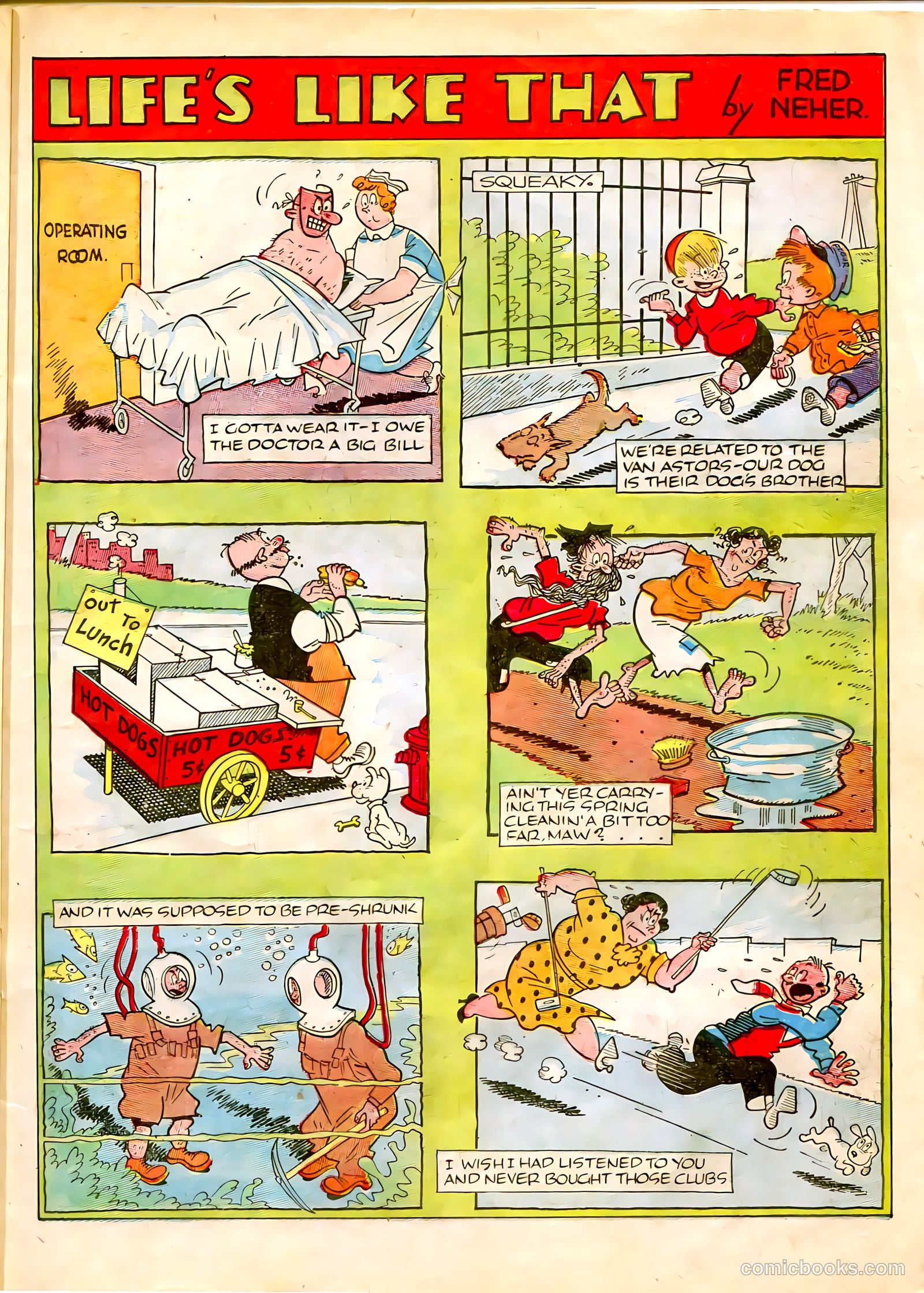 Famous Funnies #49 — page 17 of 64