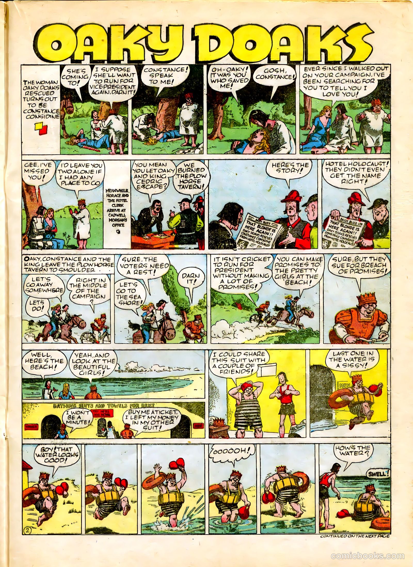 Famous Funnies #49 — page 35 of 64