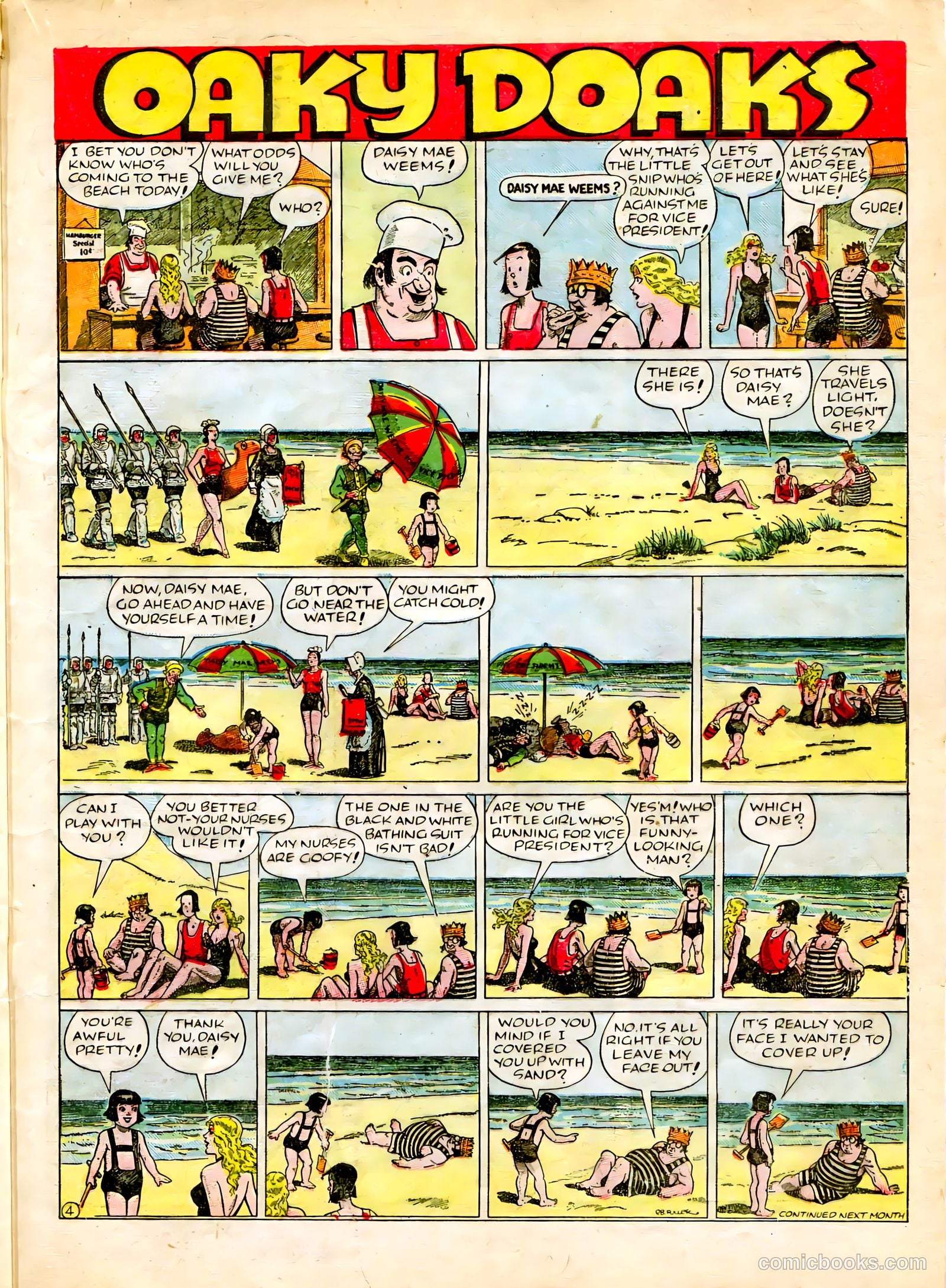 Famous Funnies #49 — page 37 of 64
