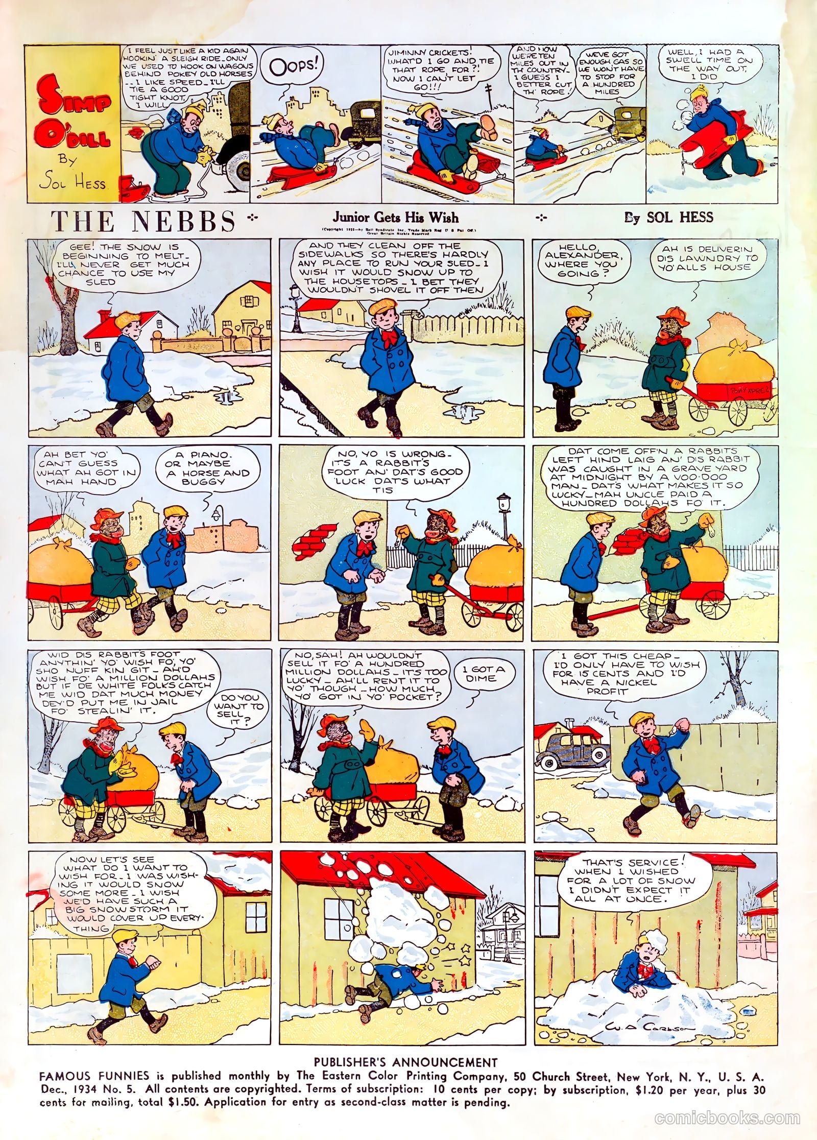 Famous Funnies #5 — page 2 of 64